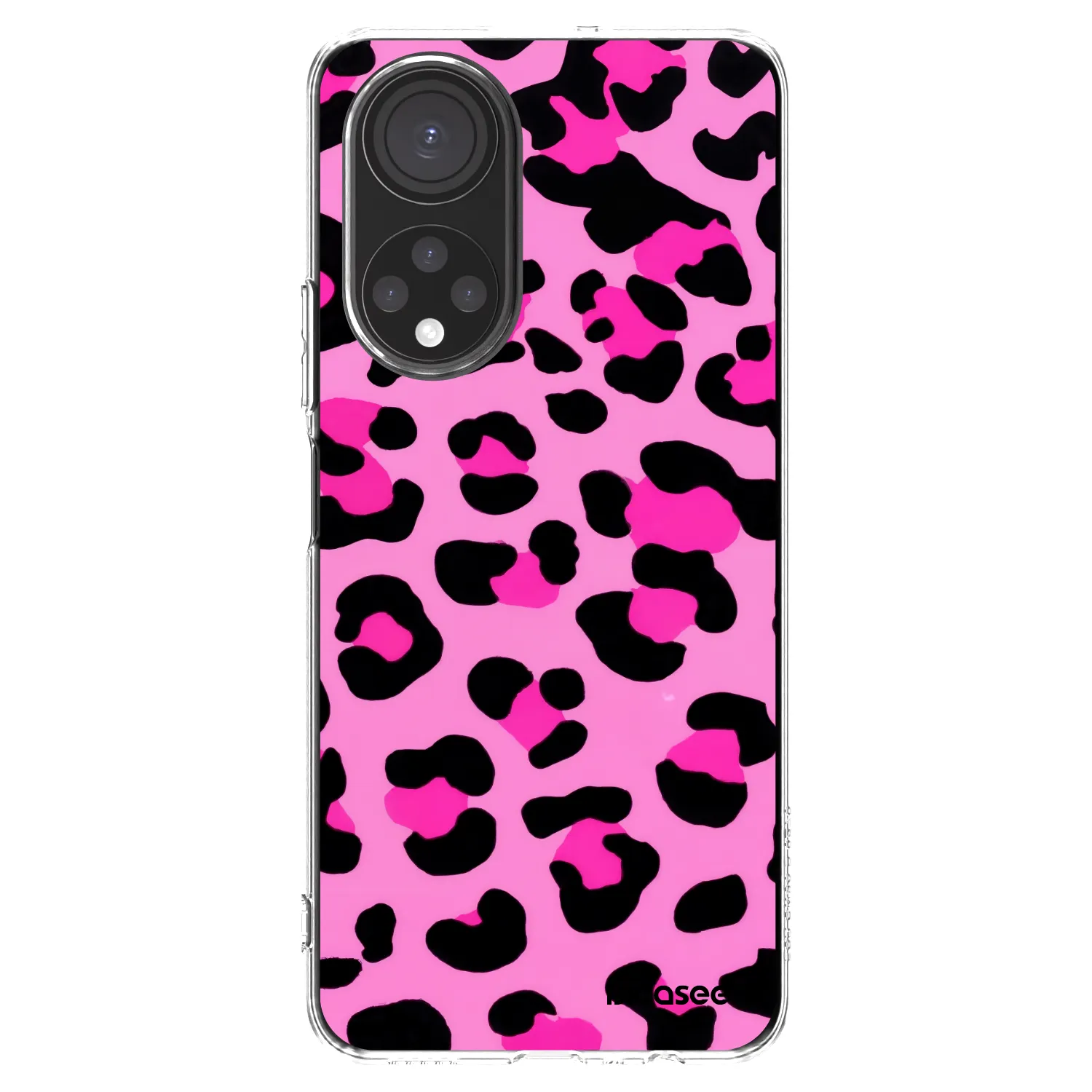 Picasee silikonowe przeźroczyste etui na Honor X7 - Pink Tiger