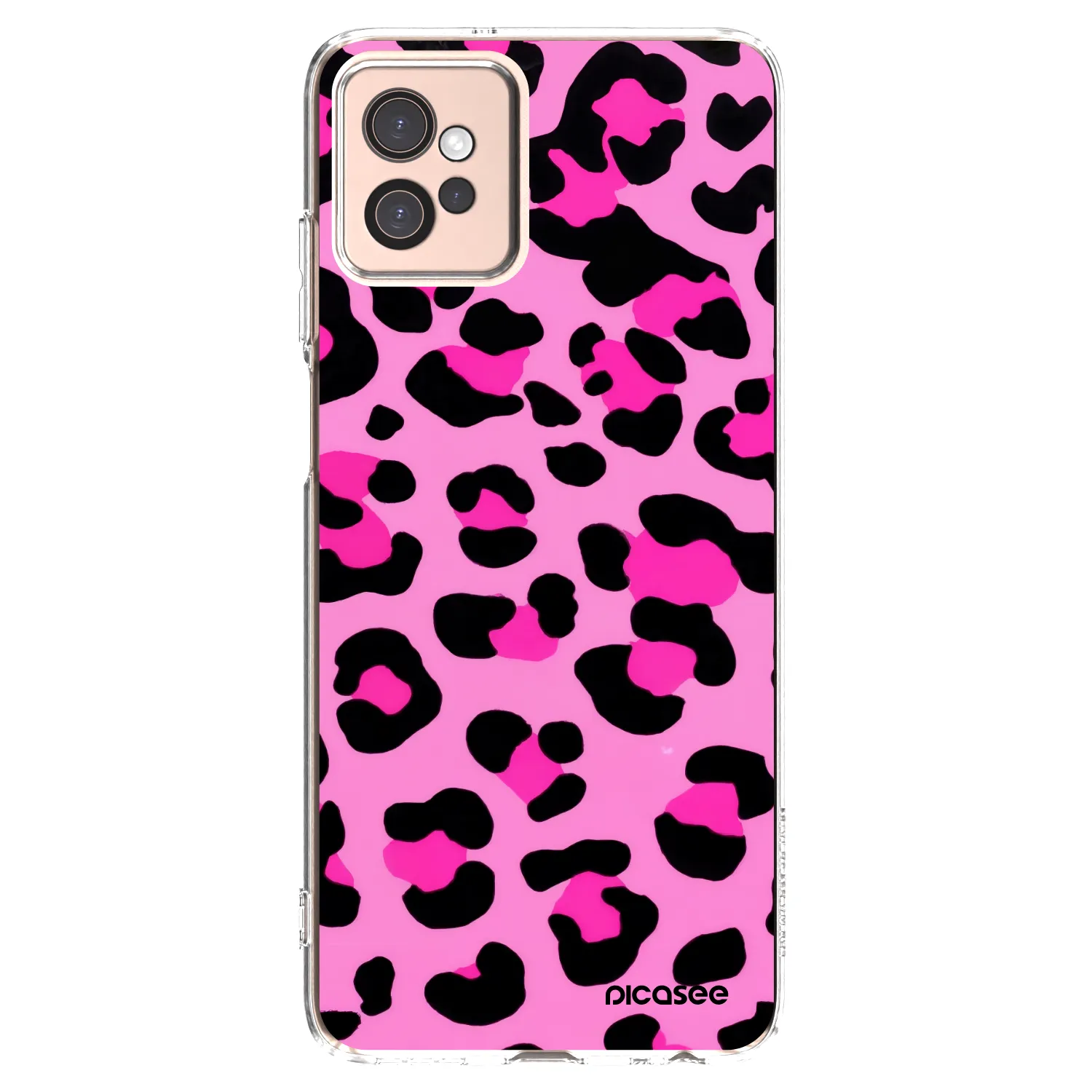 Picasee silikonowe przeźroczyste etui na Motorola Moto G32 - Pink Tiger