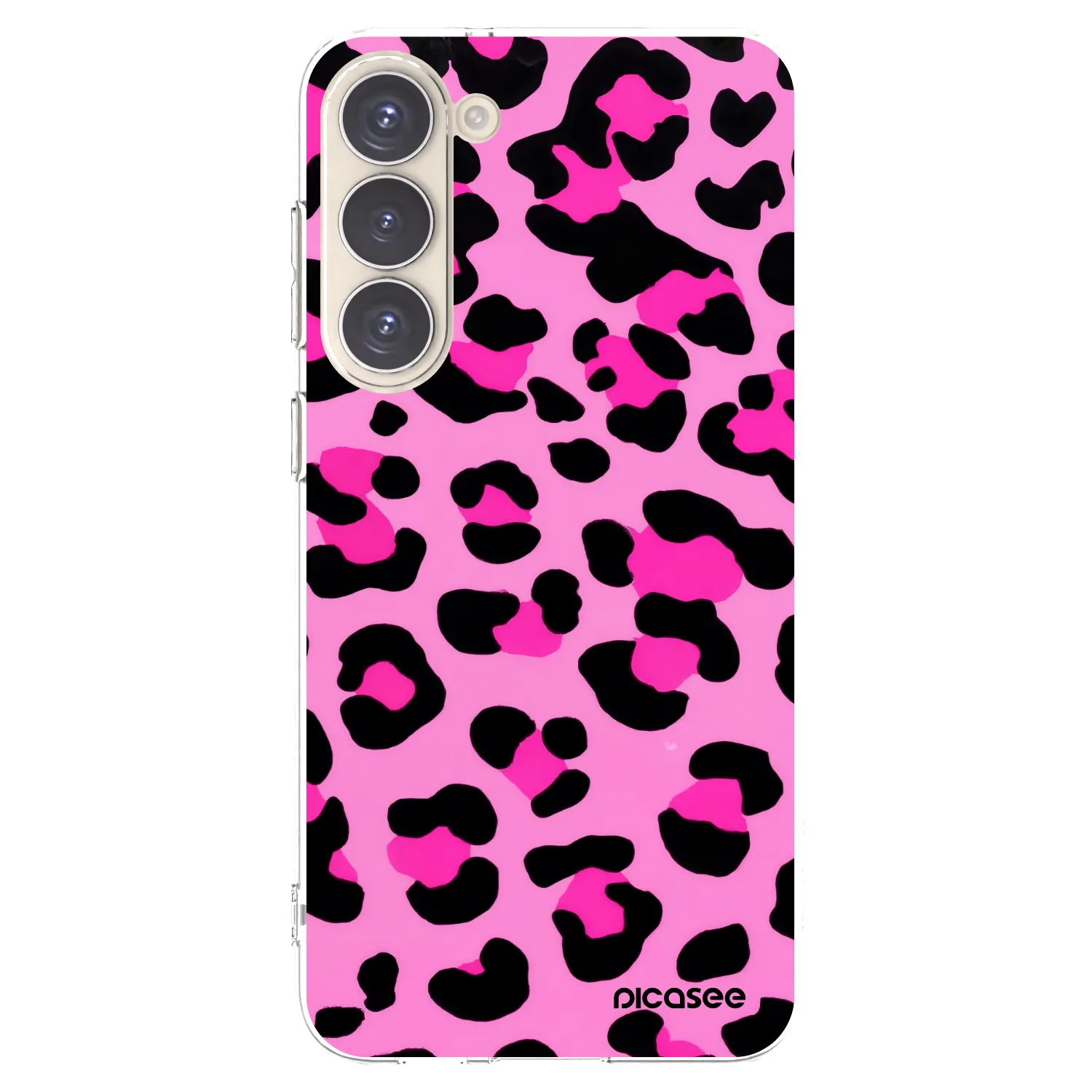 Picasee silikonowe przeźroczyste etui na Samsung Galaxy S23+ 5G - Pink Tiger