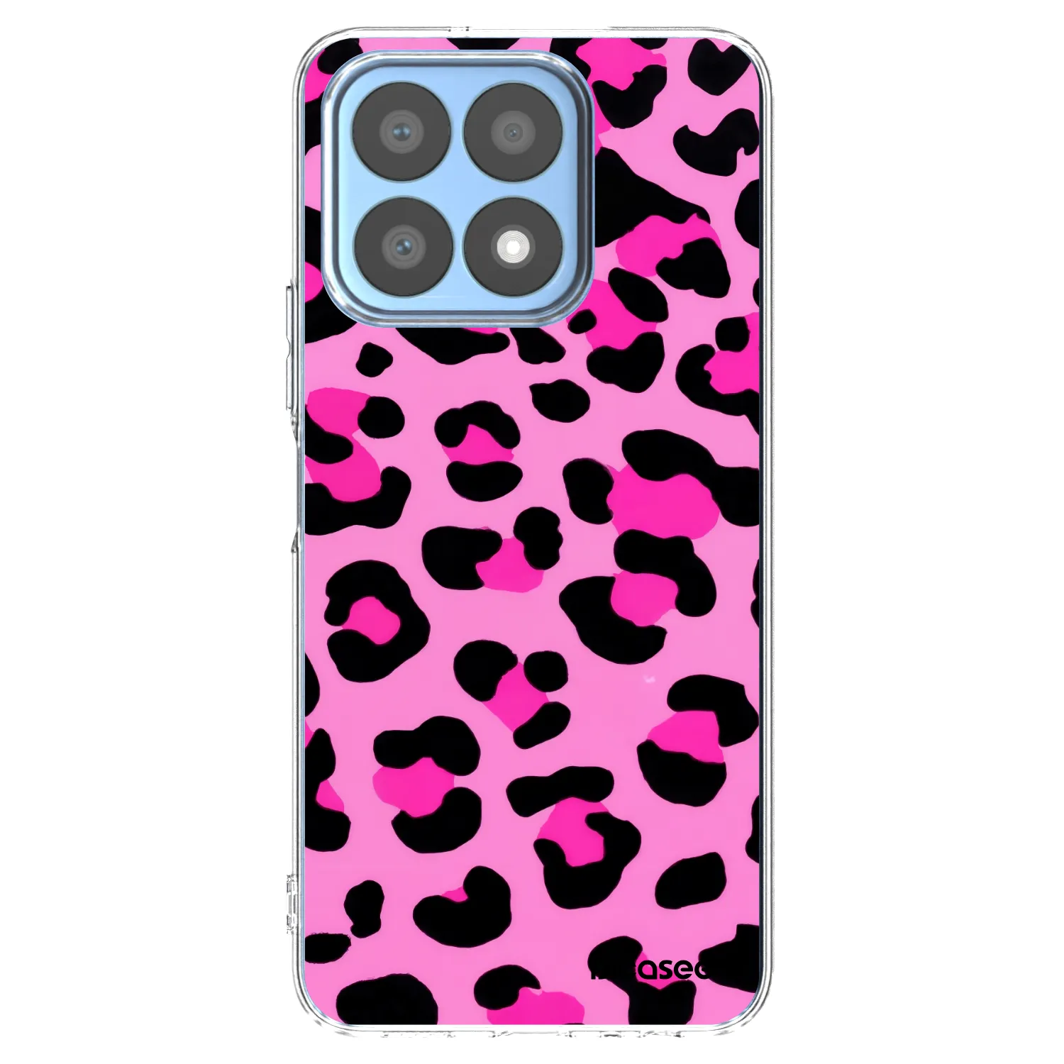 Picasee silikonowe przeźroczyste etui na Honor X8a - Pink Tiger