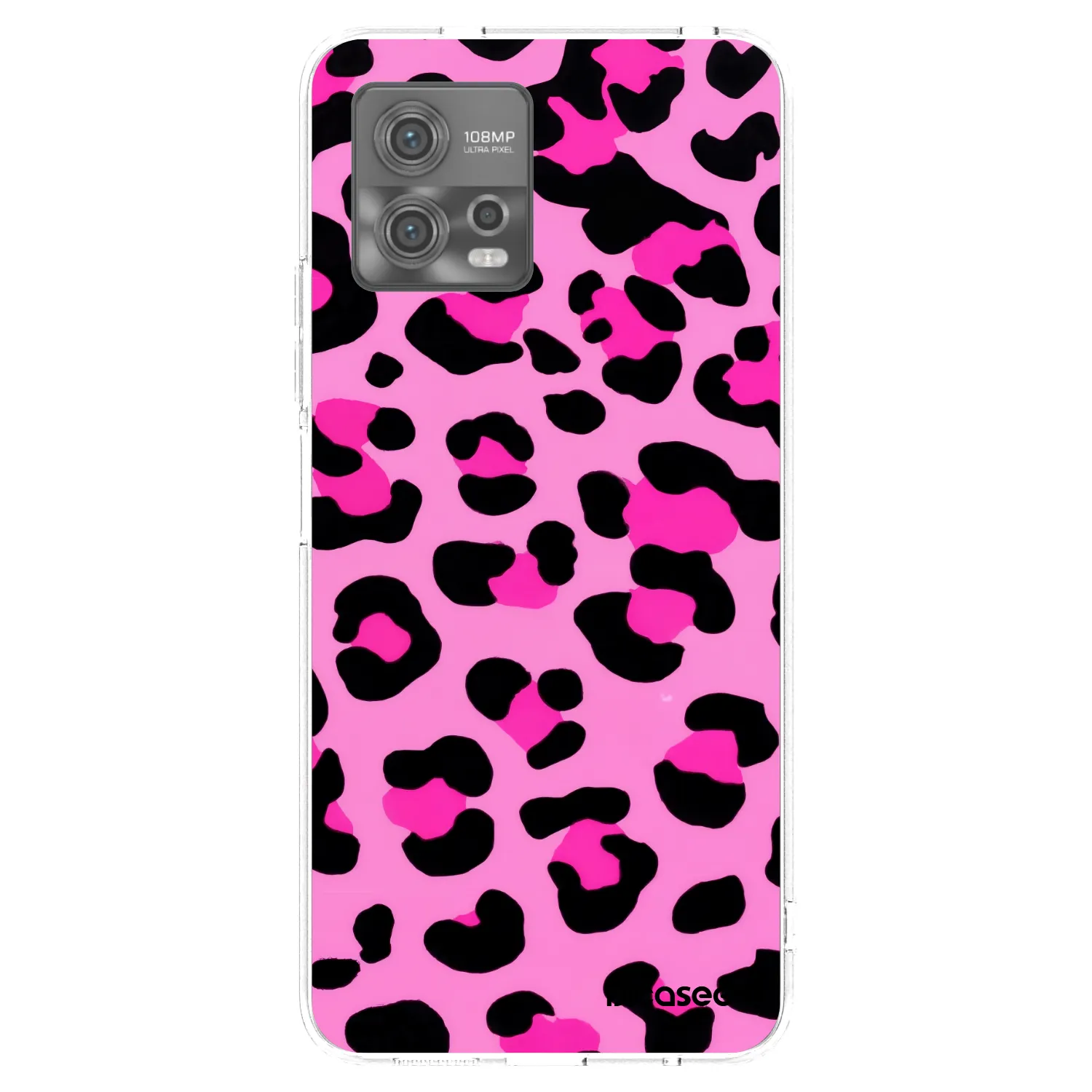 Picasee silikonowe przeźroczyste etui na Motorola Moto G72 - Pink Tiger
