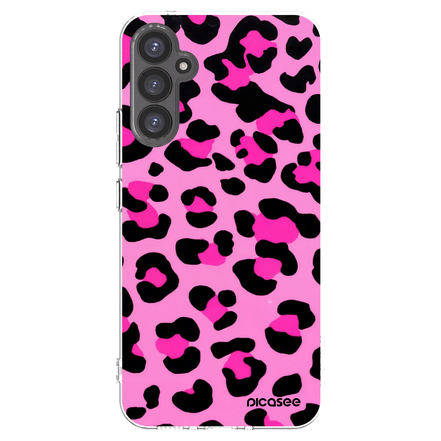 Picasee silikonowe przeźroczyste etui na Samsung Galaxy A34 5G A346B - Pink Tiger