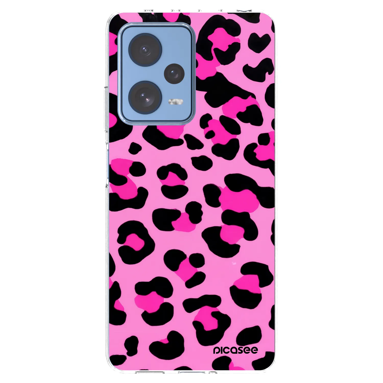 Picasee silikonowe przeźroczyste etui na Xiaomi Redmi Note 12 Pro 5G - Pink Tiger