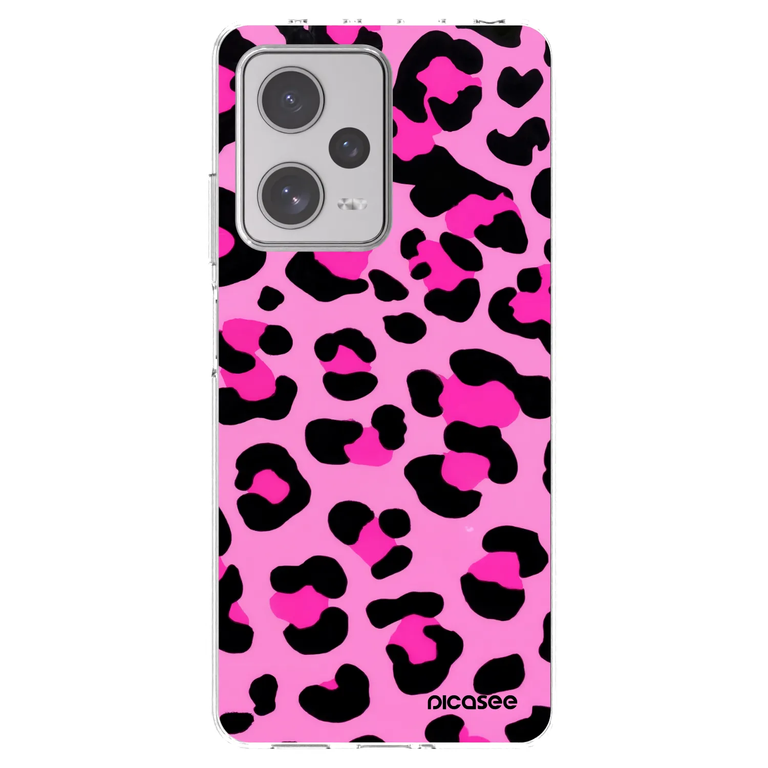 Picasee silikonowe przeźroczyste etui na Xiaomi Redmi Note 12 Pro+ 5G - Pink Tiger