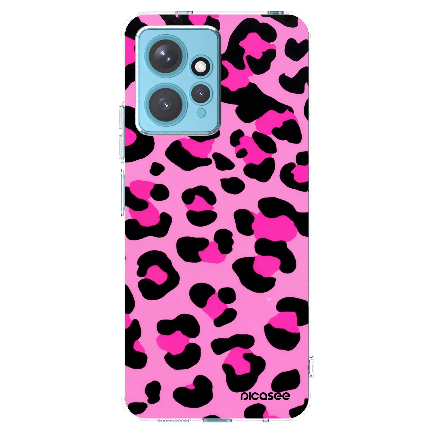 Picasee silikonowe przeźroczyste etui na Xiaomi Redmi Note 12 4G - Pink Tiger
