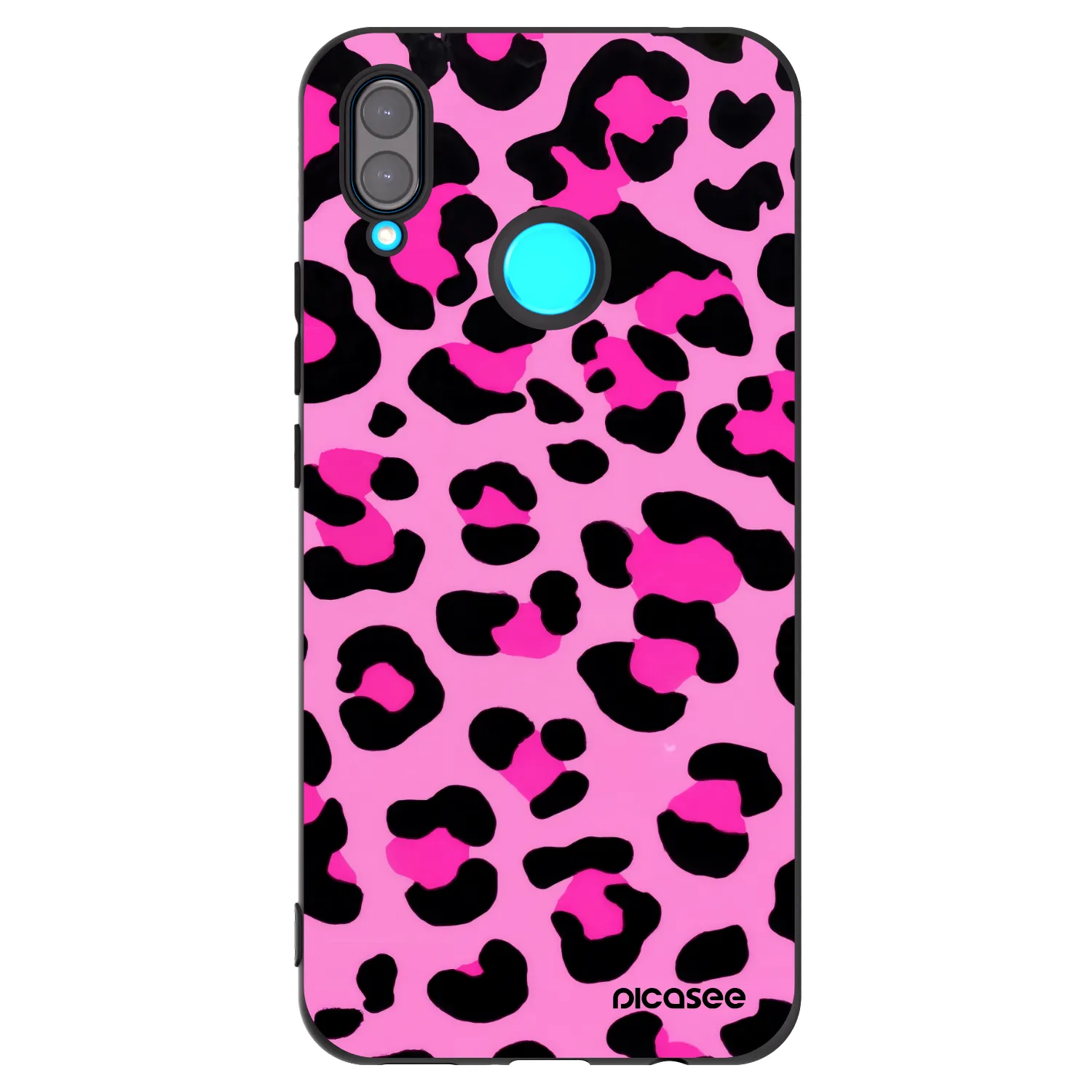 Picasee silikonowe czarne etui na Huawei Nova 3 - Pink Tiger