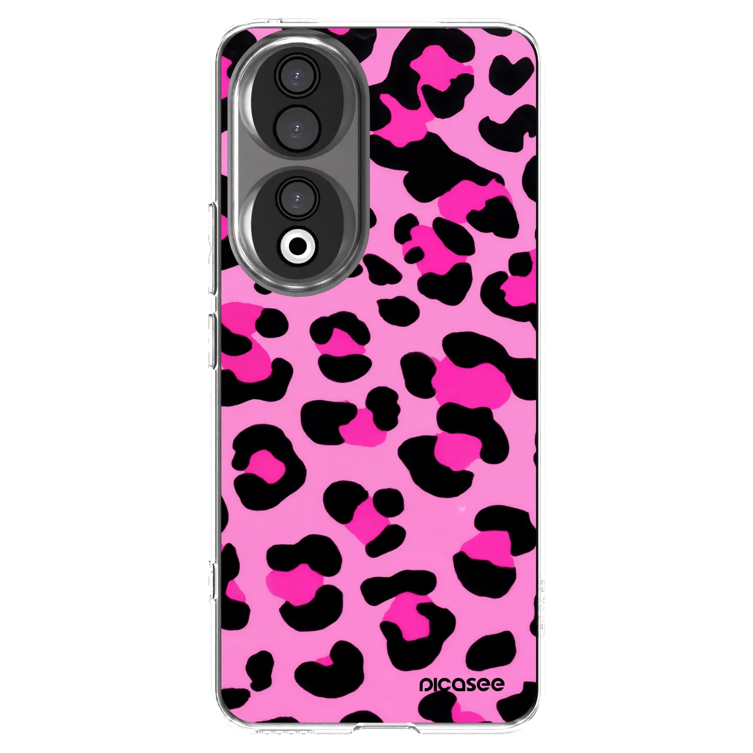 Picasee silikonowe przeźroczyste etui na Honor 90 5G - Pink Tiger