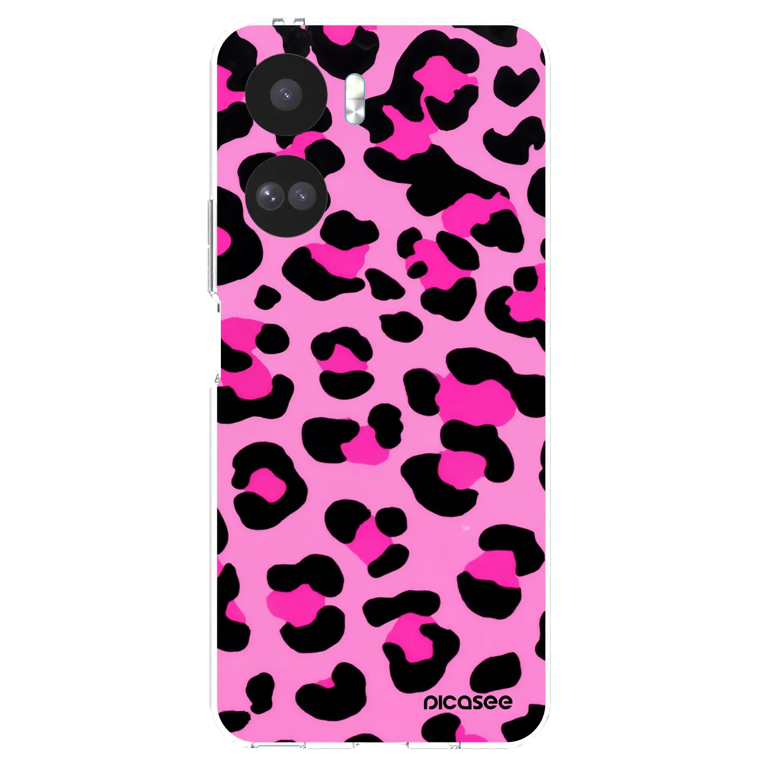 Picasee silikonowe przeźroczyste etui na Honor 90 Lite 5G - Pink Tiger