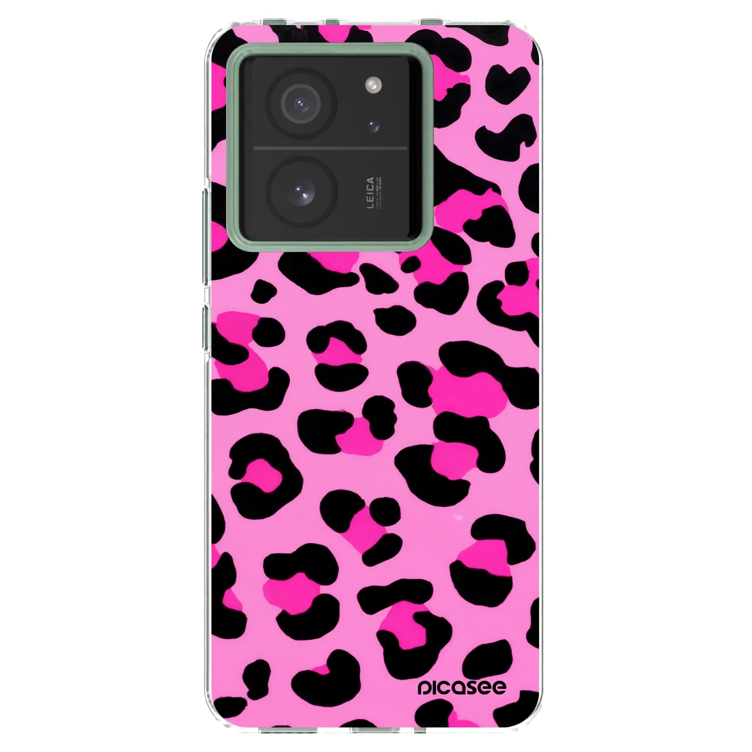 Picasee silikonowe przeźroczyste etui na Xiaomi 13T - Pink Tiger