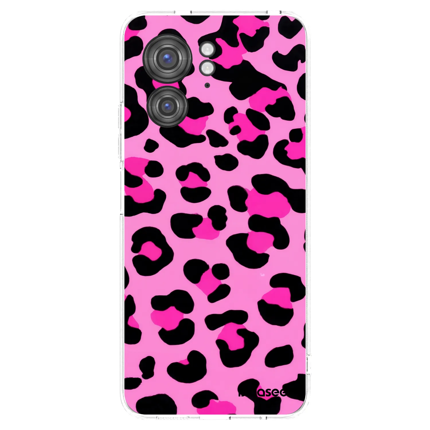 Picasee silikonowe przeźroczyste etui na Motorola Edge 40 - Pink Tiger