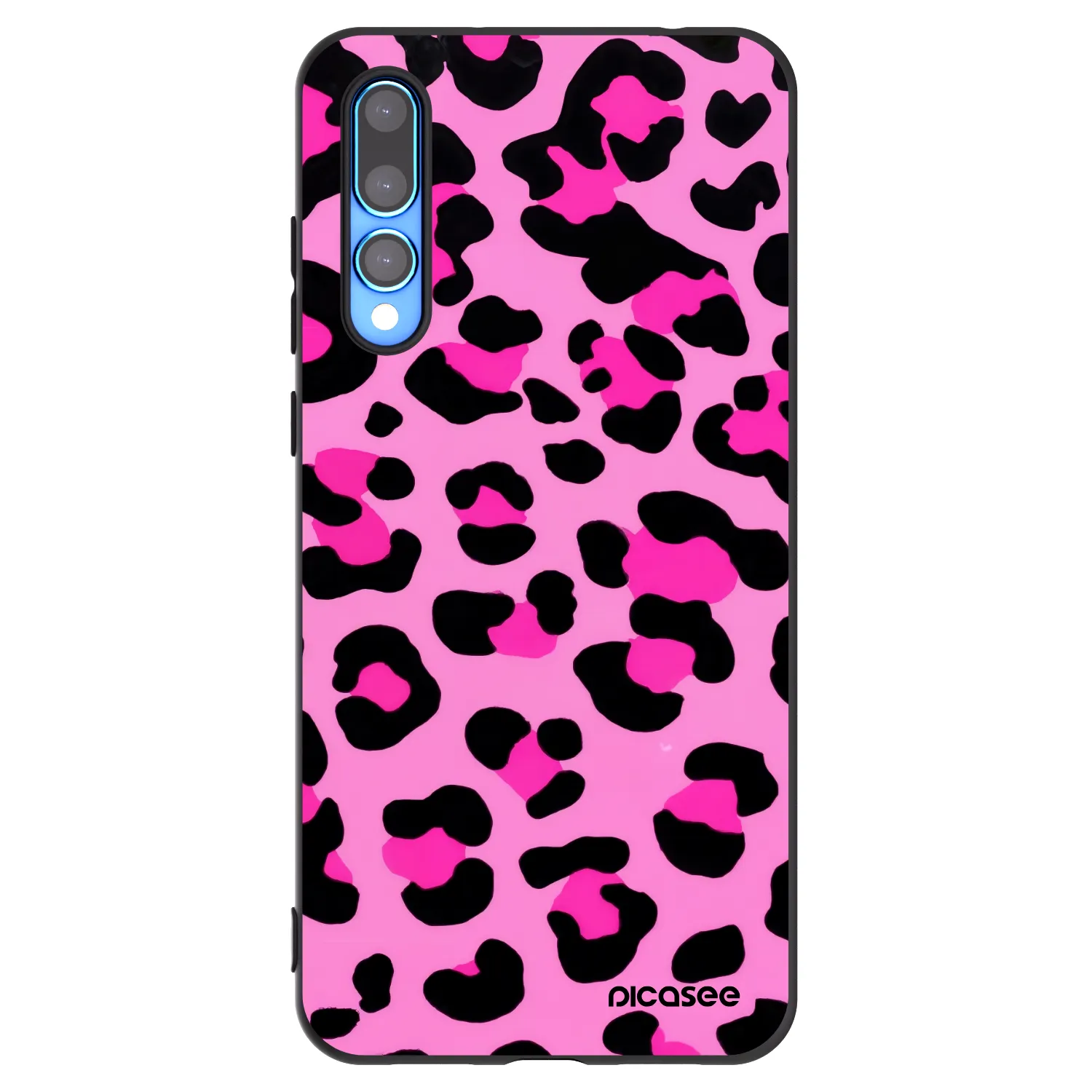 Picasee silikonowe czarne etui na Huawei P20 Pro - Pink Tiger