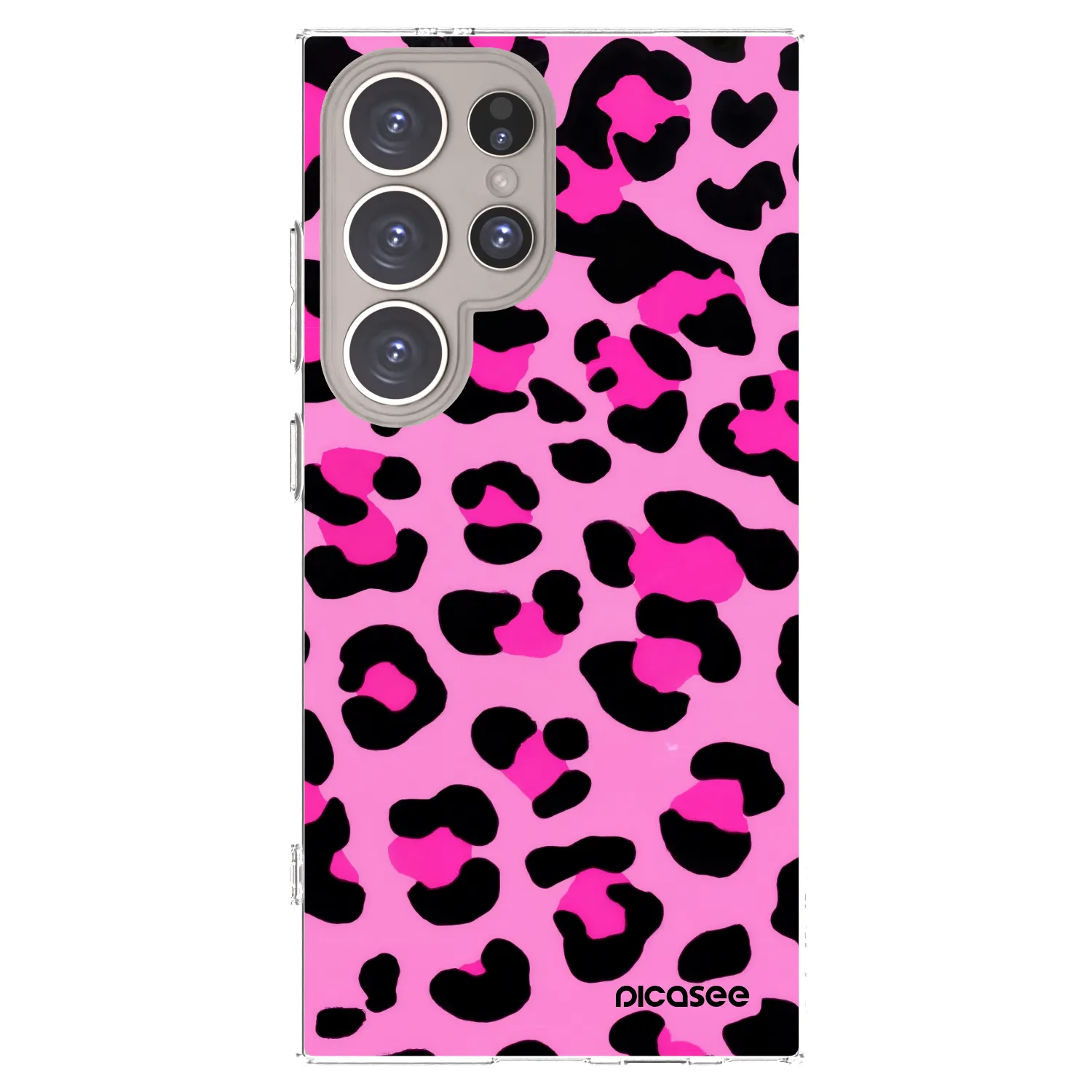 Picasee silikonowe przeźroczyste etui na Samsung Galaxy S24 Ultra S928B 5G - Pink Tiger