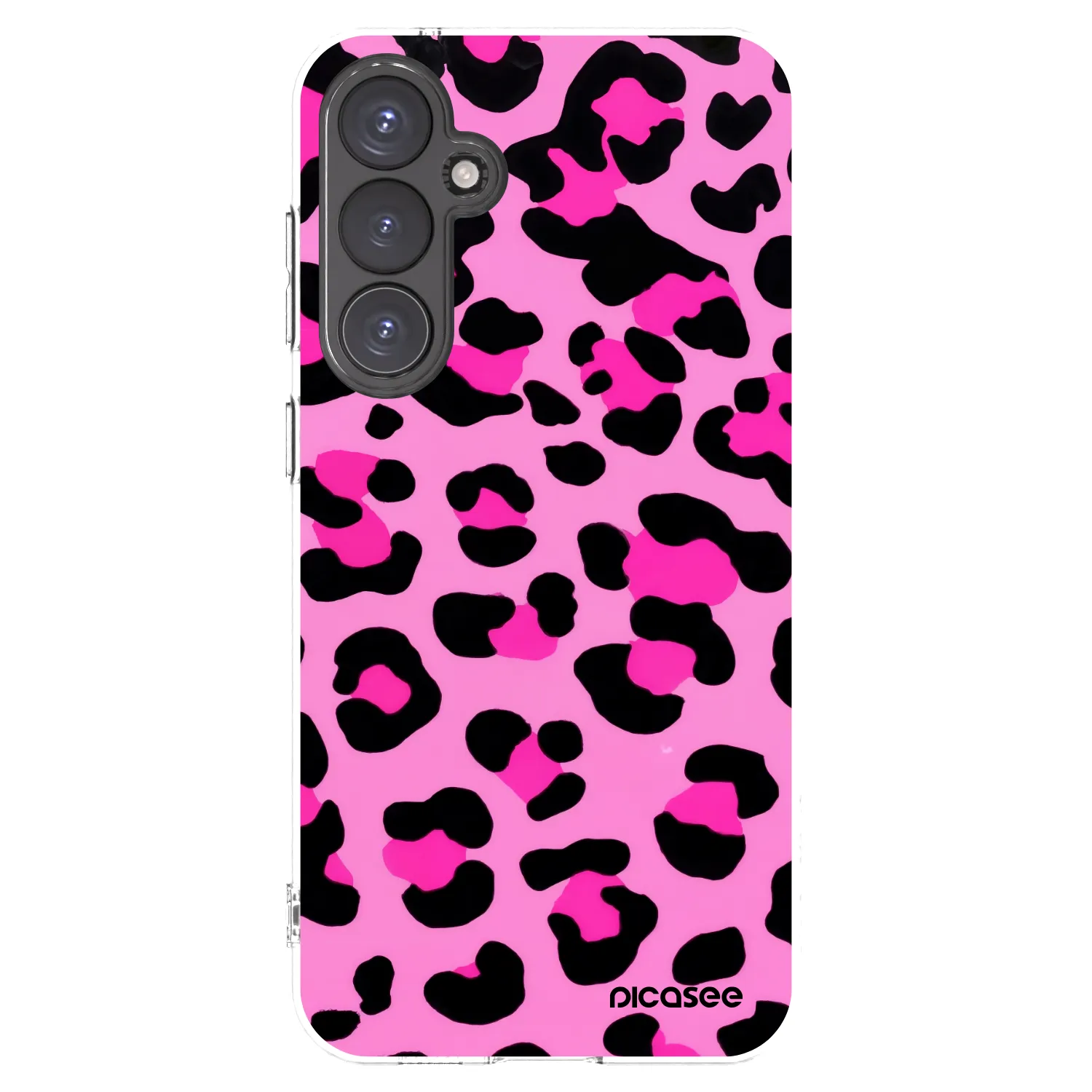 Picasee silikonowe przeźroczyste etui na Samsung Galaxy S23 FE S711B - Pink Tiger