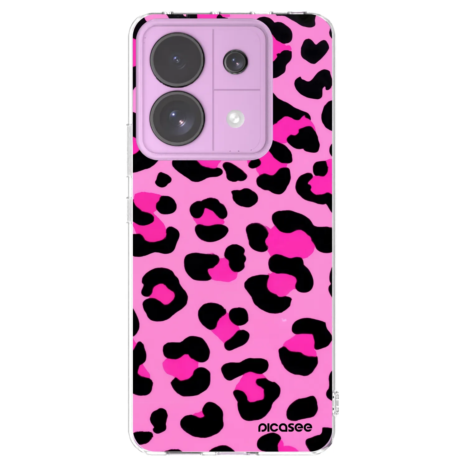 Picasee silikonowe przeźroczyste etui na Xiaomi Redmi Note 13 Pro 5G - Pink Tiger