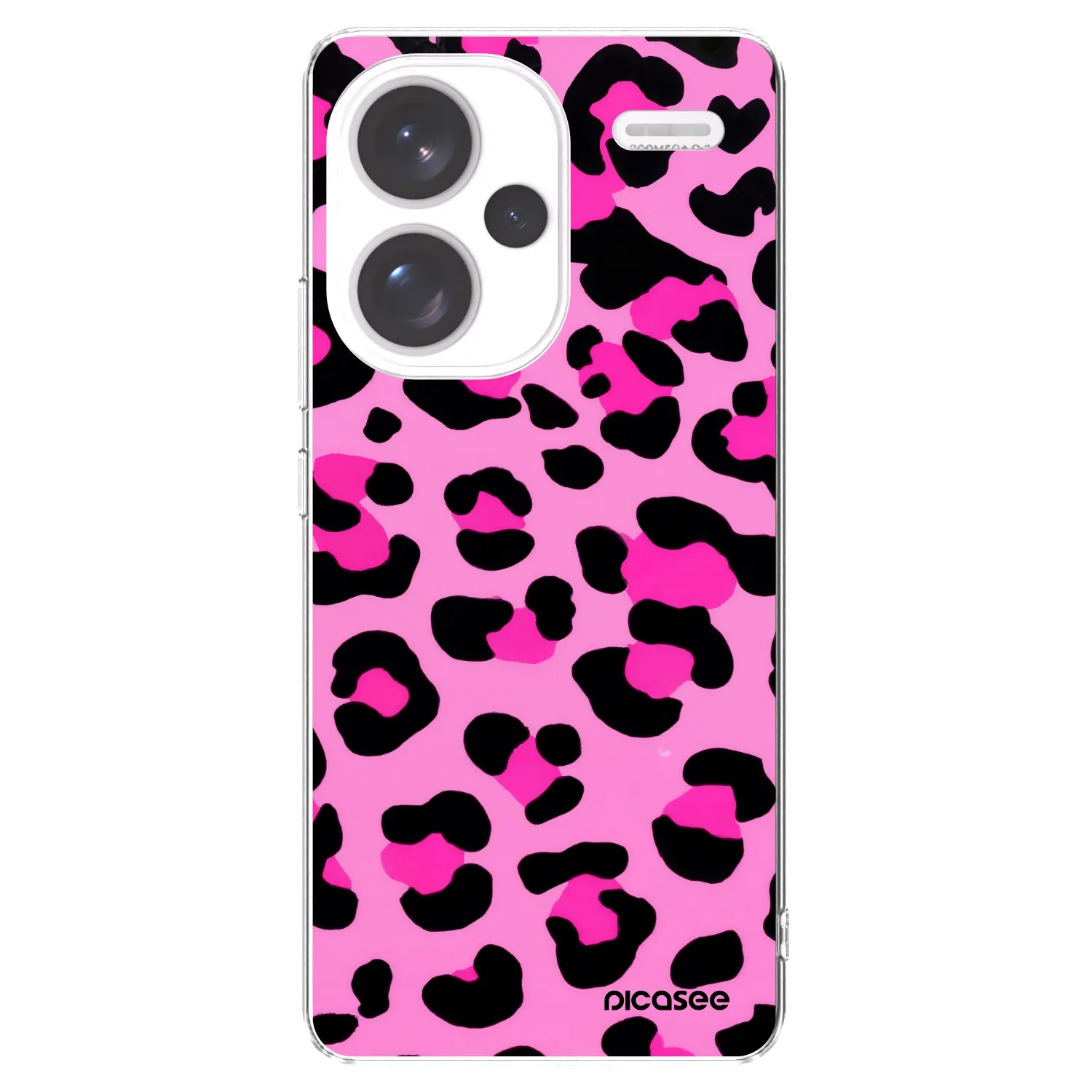 Picasee silikonowe przeźroczyste etui na Xiaomi Redmi Note 13 Pro+ 5G - Pink Tiger