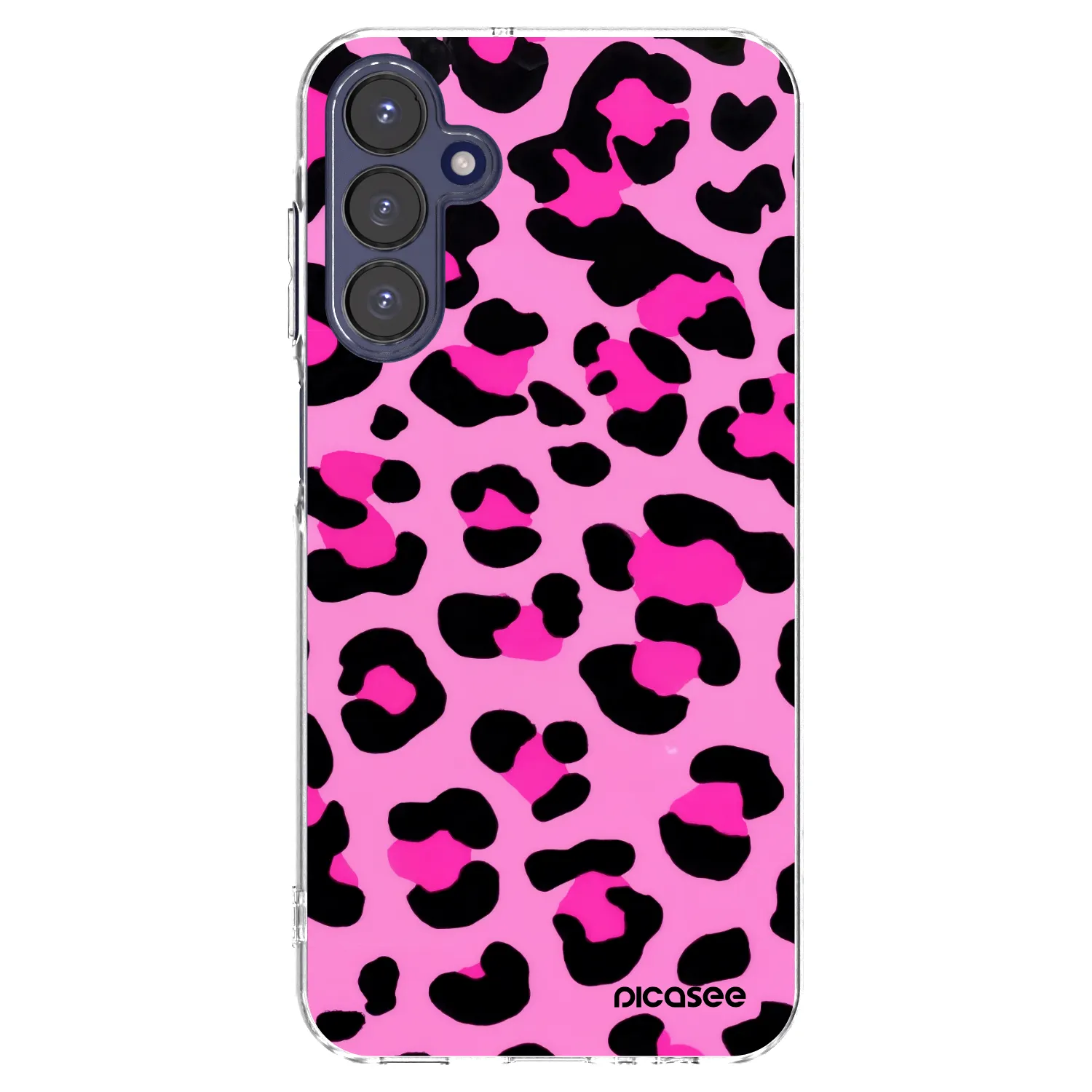 Picasee silikonowe przeźroczyste etui na Samsung Galaxy A15 A155F 4G - Pink Tiger