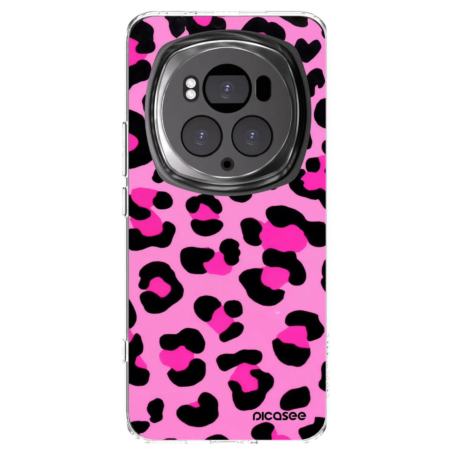 Picasee silikonowe przeźroczyste etui na Honor Magic6 Pro - Pink Tiger