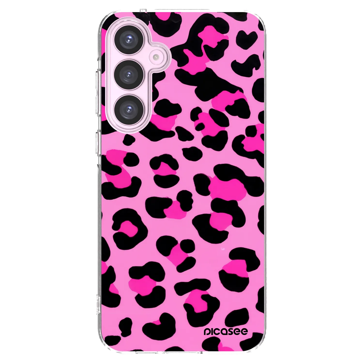 Picasee silikonowe przeźroczyste etui na Samsung Galaxy A55 5G A556B - Pink Tiger