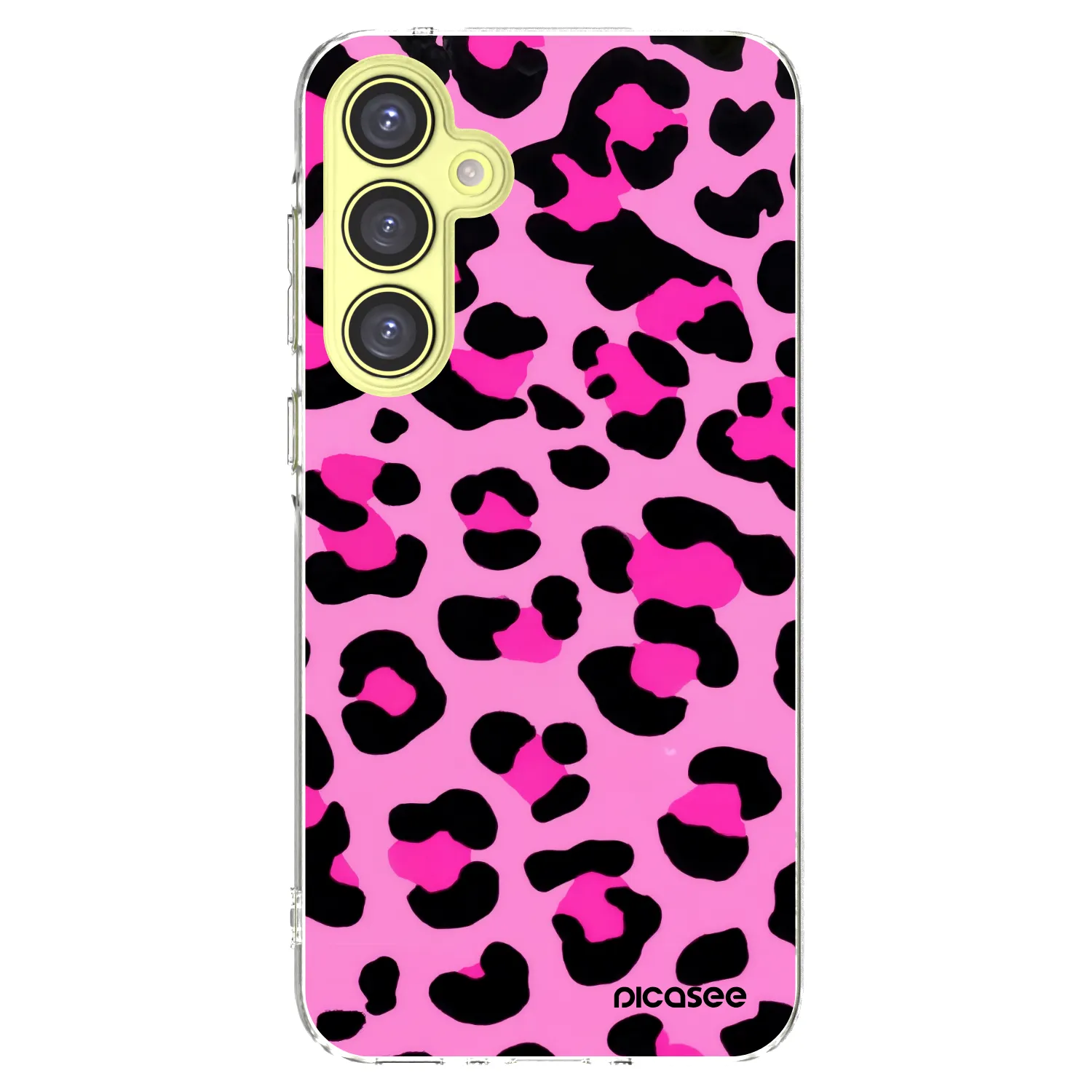 Picasee silikonowe przeźroczyste etui na Samsung Galaxy A35 5G A356B - Pink Tiger