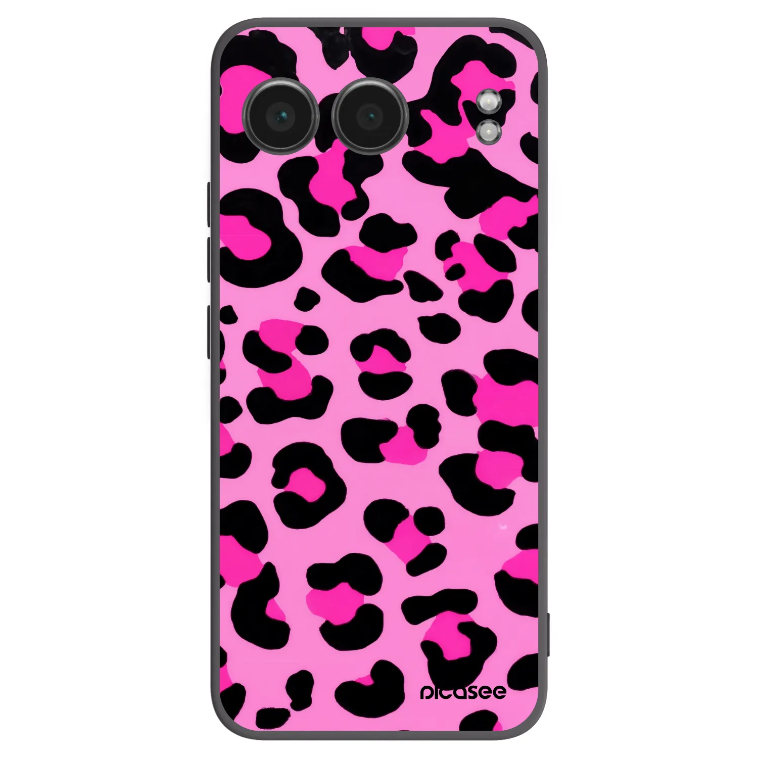 Picasee silikonowe czarne etui na OnePlus Nord 4 - Pink Tiger