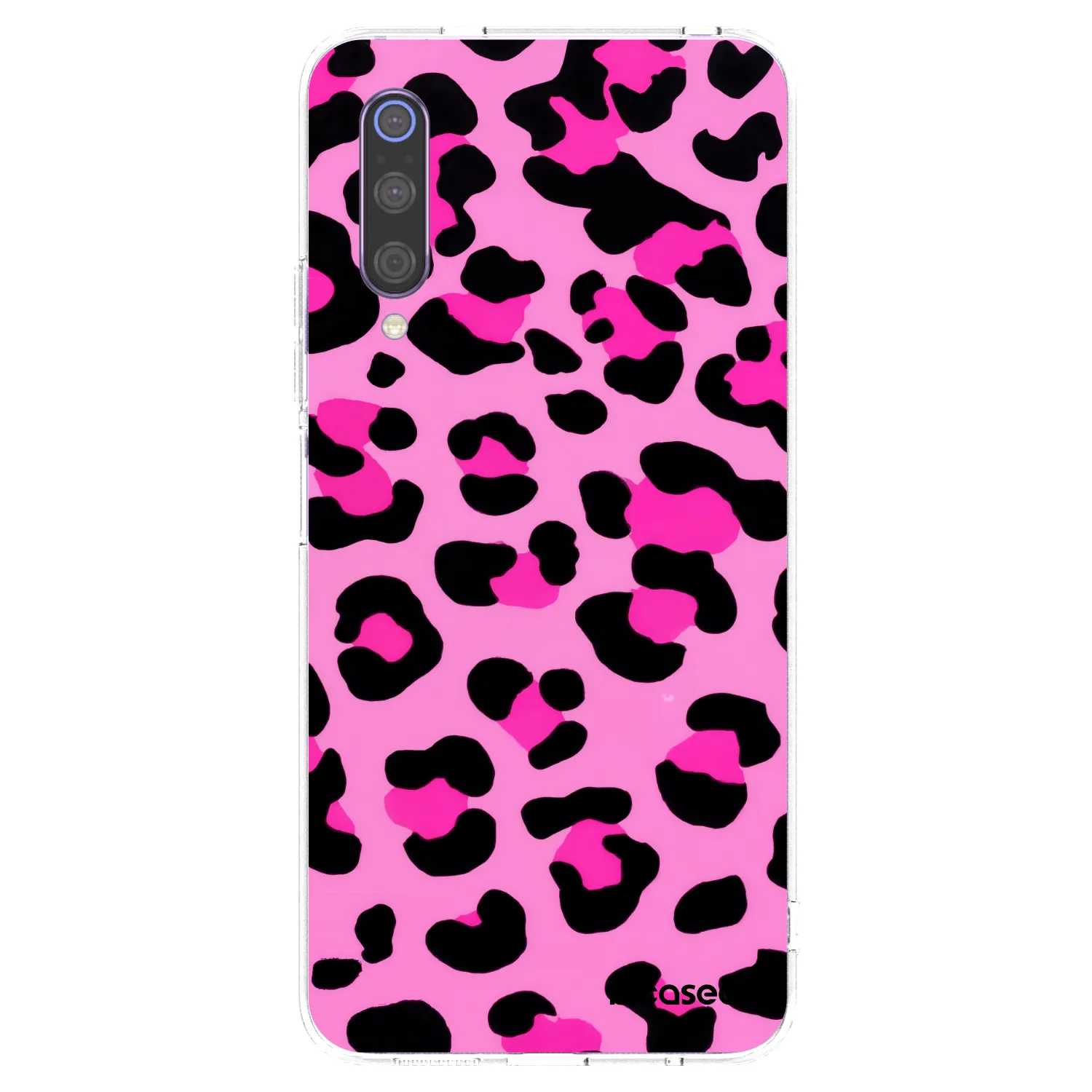 Picasee silikonowe przeźroczyste etui na Xiaomi Mi 9 - Pink Tiger