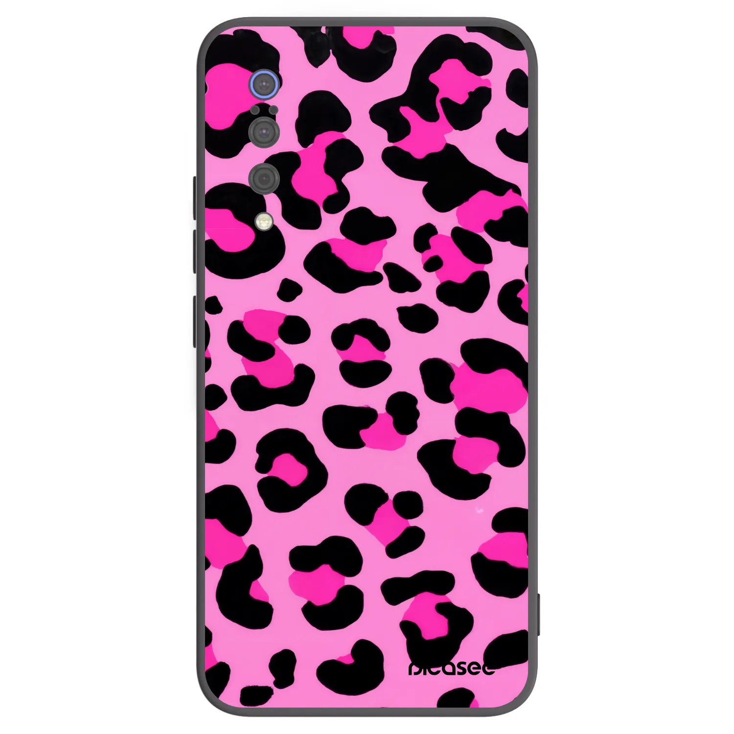 Picasee silikonowe czarne etui na Xiaomi Mi 9 - Pink Tiger