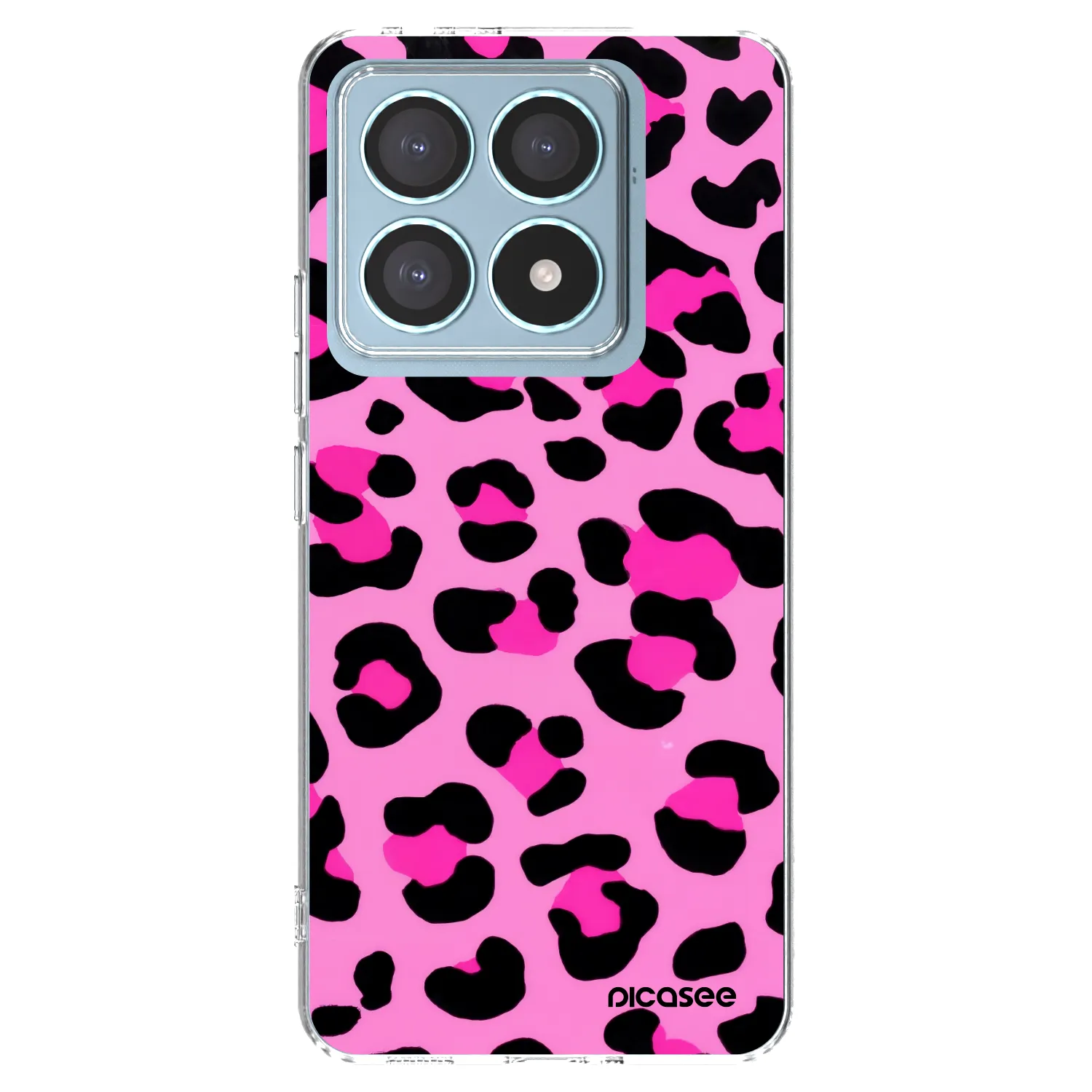 Picasee silikonowe przeźroczyste etui na Xiaomi 14T Pro - Pink Tiger