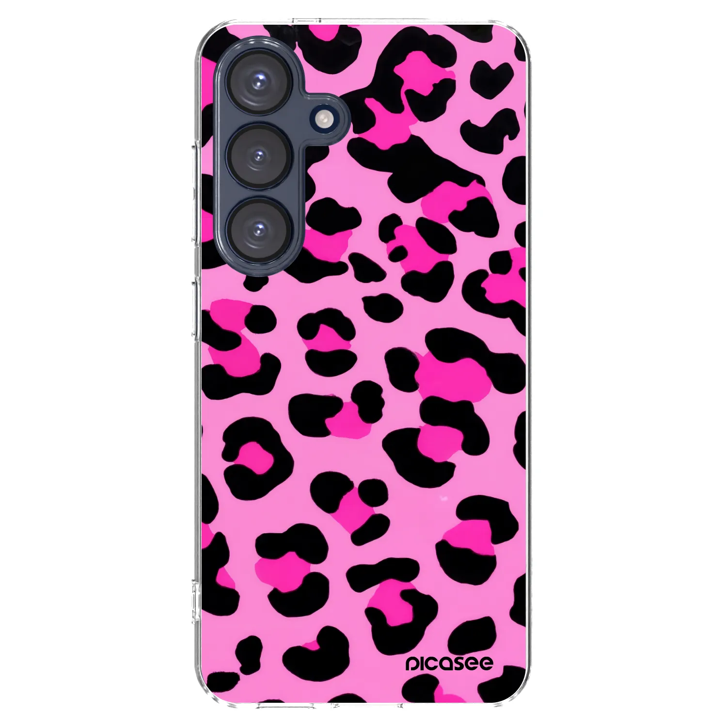 Picasee silikonowe przeźroczyste etui na Samsung Galaxy S25 5G - Pink Tiger