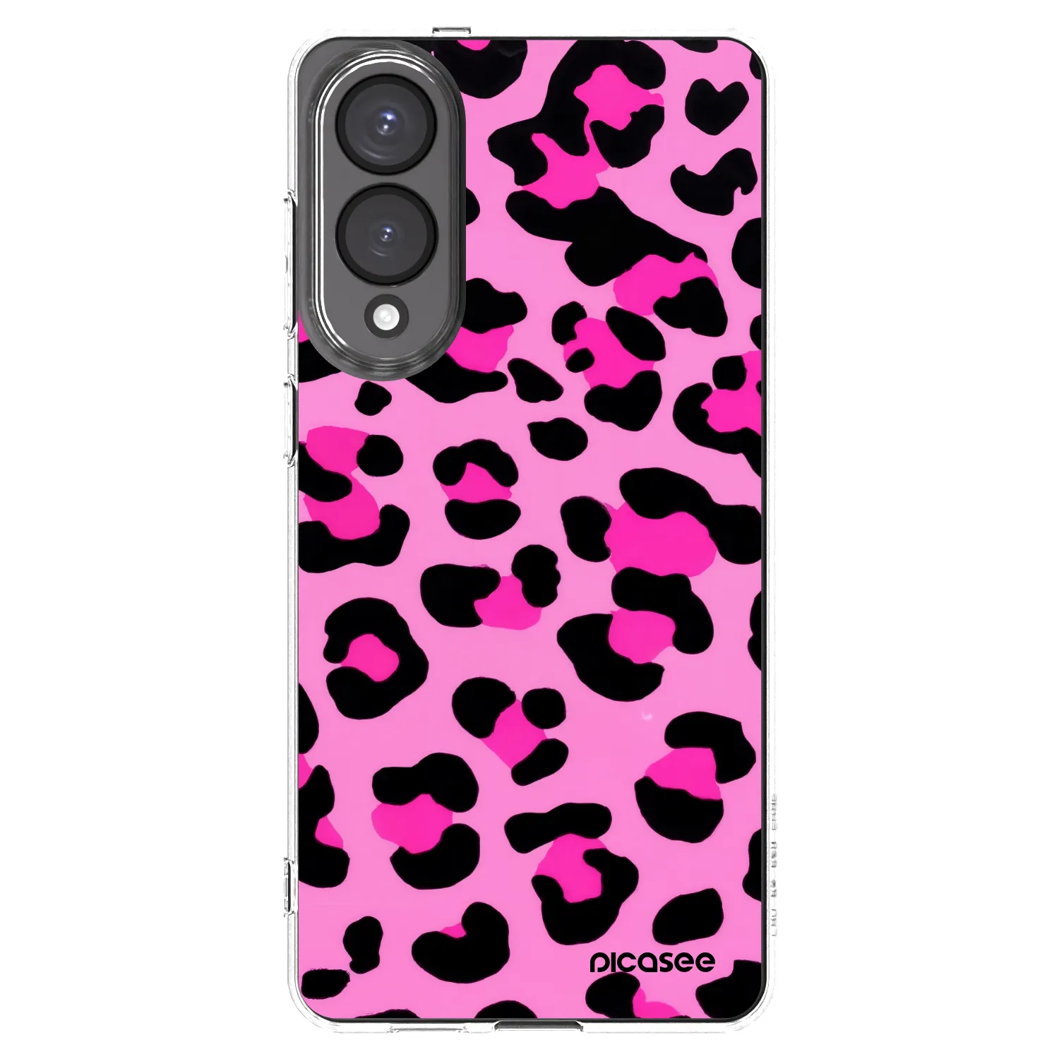 Picasee silikonowe przeźroczyste etui na Samsung Galaxy S25 Edge 5G - Pink Tiger