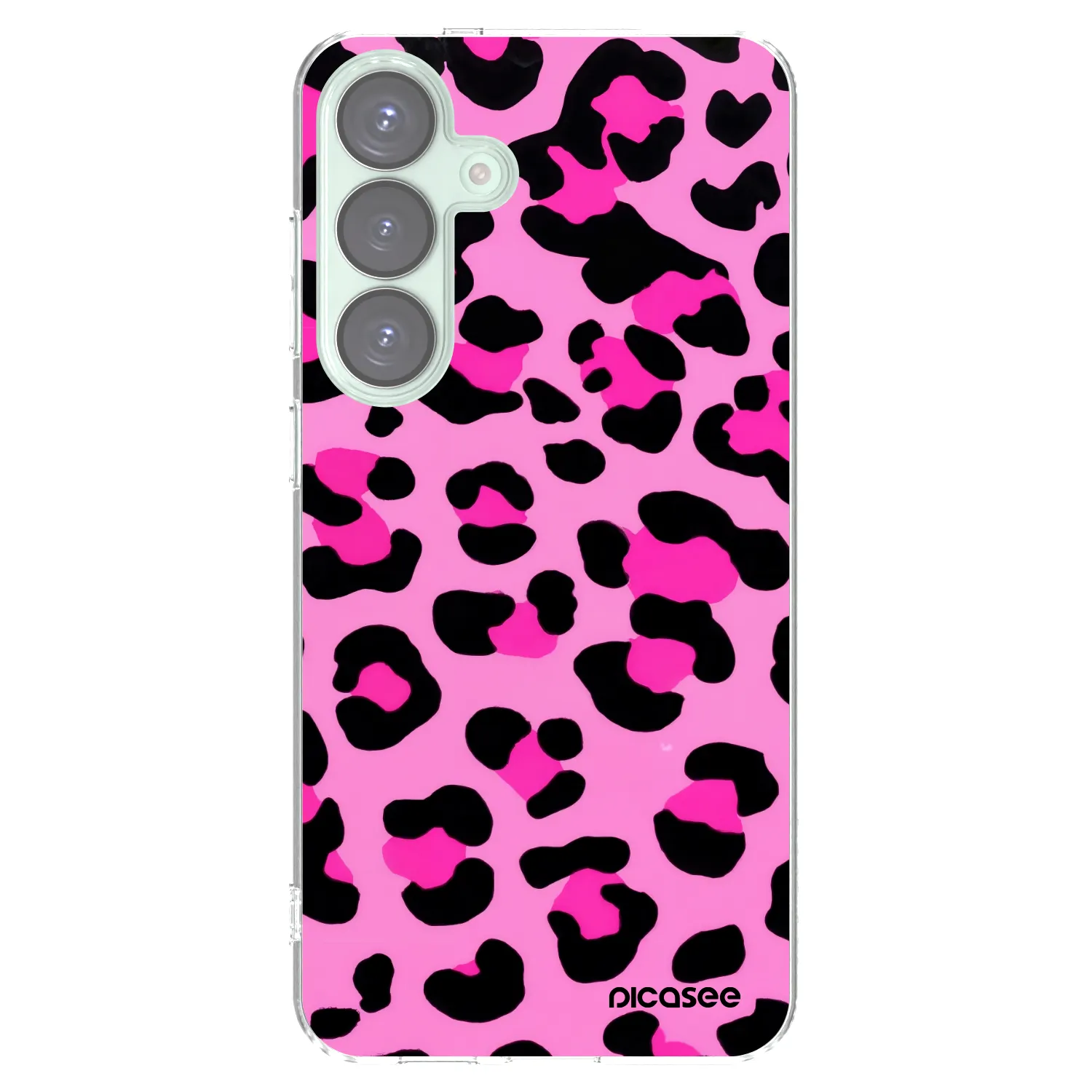 Picasee silikonowe przeźroczyste etui na Samsung Galaxy S25+ 5G - Pink Tiger