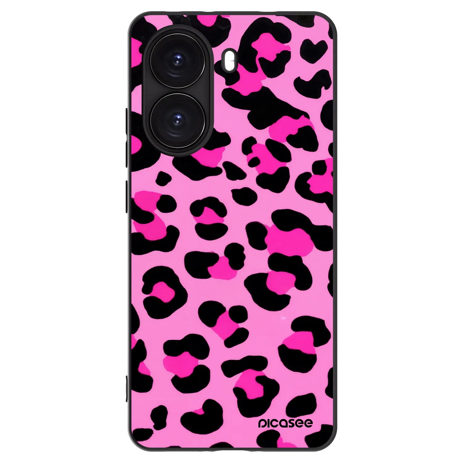 Picasee silikonowe czarne etui na Xiaomi Poco X7 Pro 5G - Pink Tiger