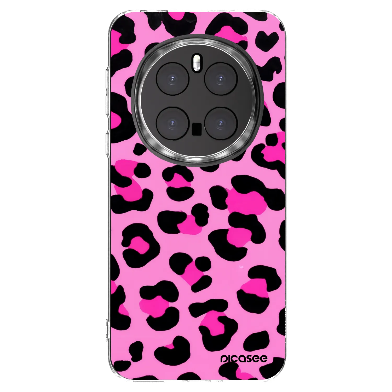 Picasee silikonowe przeźroczyste etui na Honor Magic7 Pro 5G - Pink Tiger