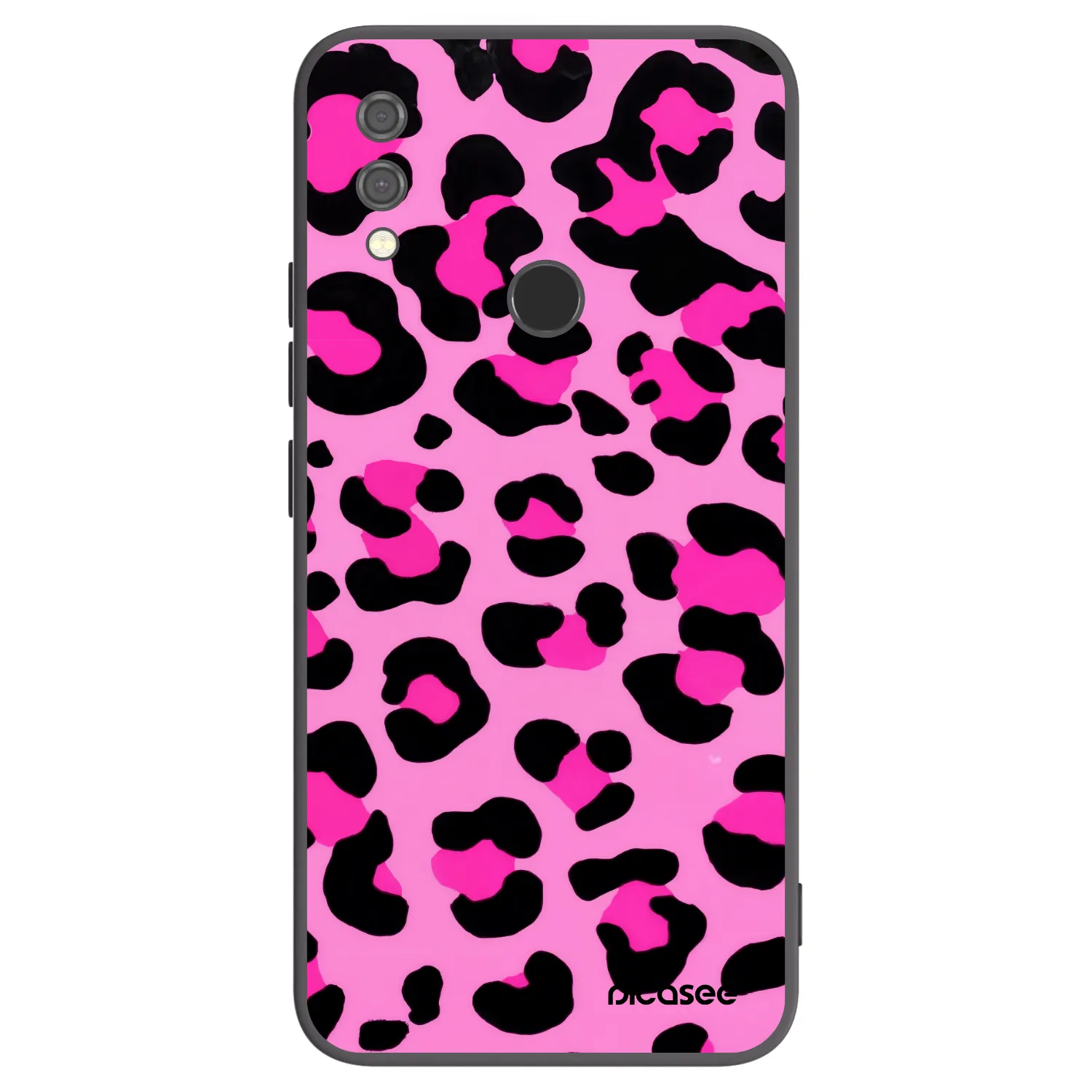 Picasee silikonowe czarne etui na Xiaomi Redmi Note 7 - Pink Tiger