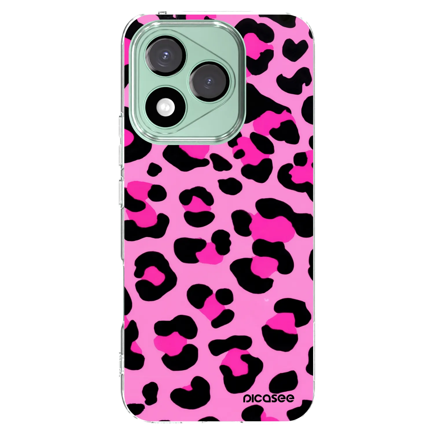 Picasee silikonowe przeźroczyste etui na Honor 400 Lite 5G - Pink Tiger