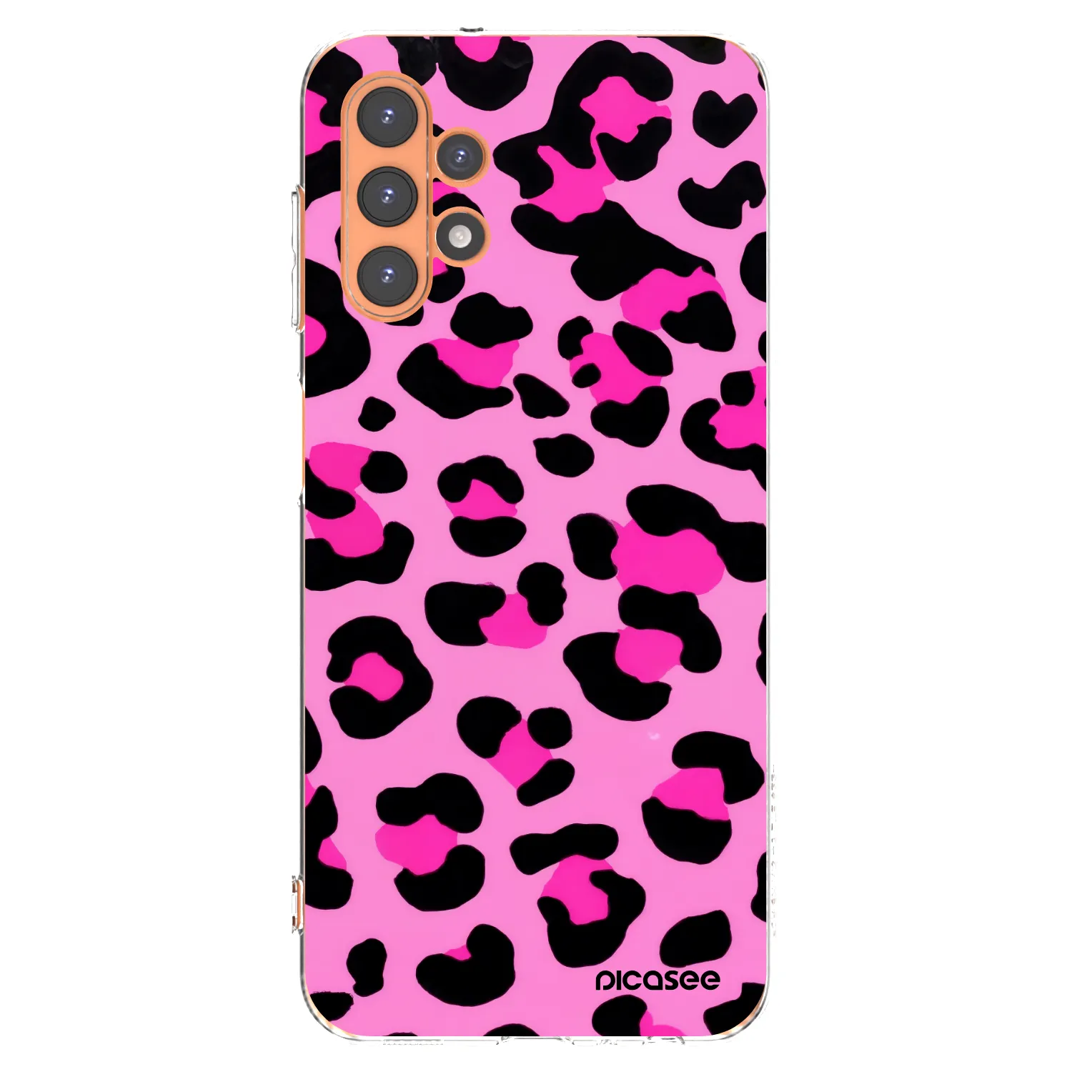 Picasee silikonowe przeźroczyste etui na Samsung Galaxy A13 5G - Pink Tiger