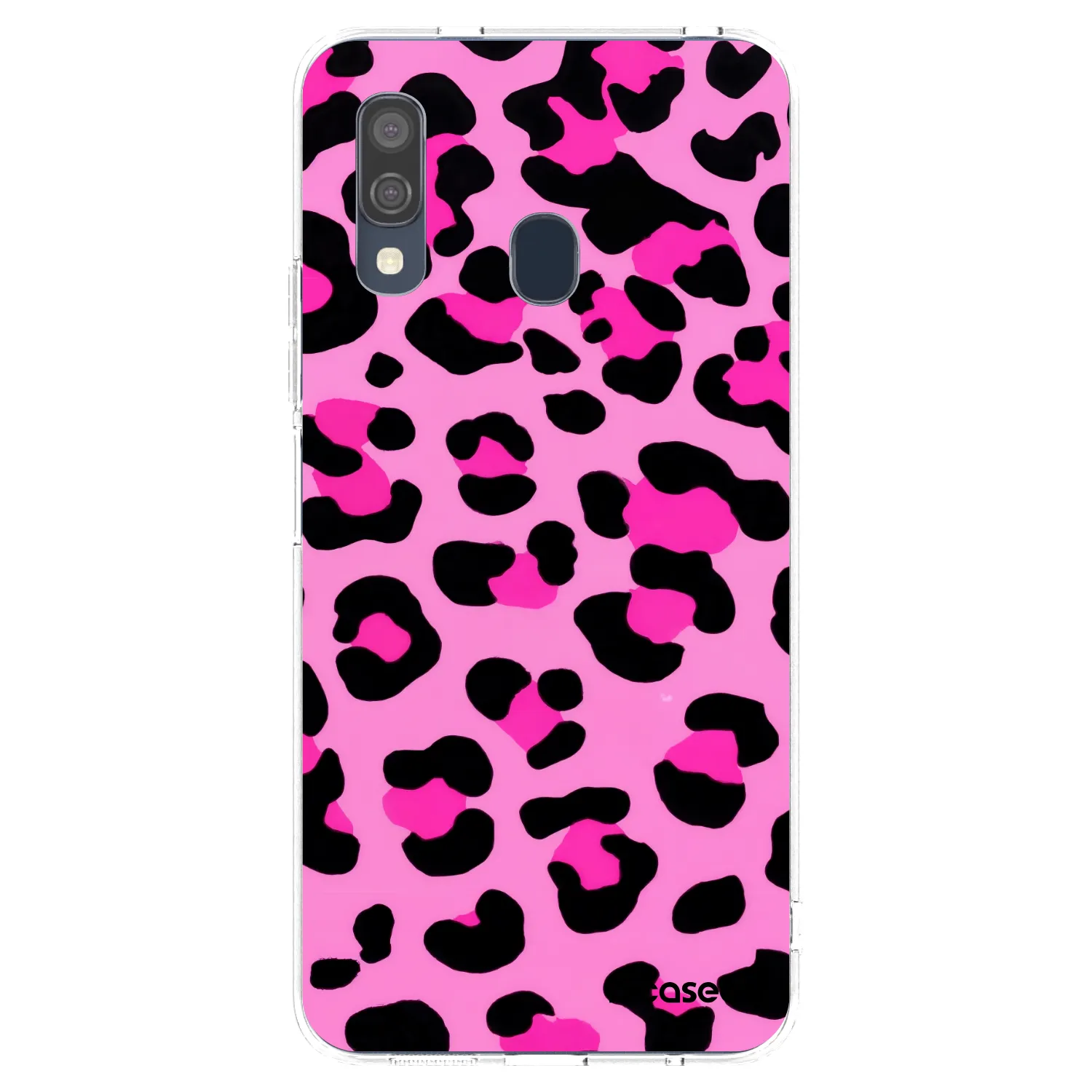 Picasee silikonowe przeźroczyste etui na Samsung Galaxy A40 A405F - Pink Tiger