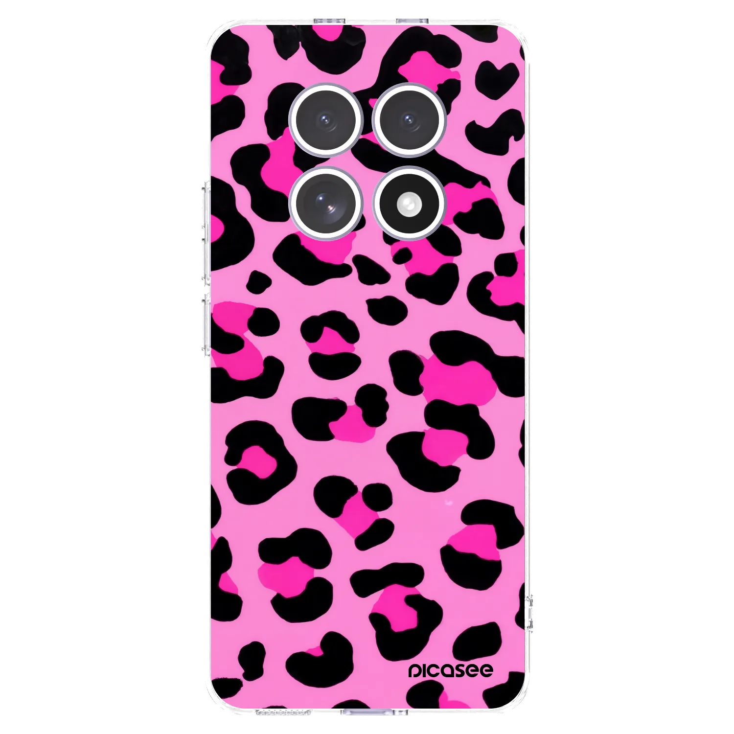 Picasee silikonowe przeźroczyste etui na Xiaomi Redmi Note 15 4G - Pink Tiger