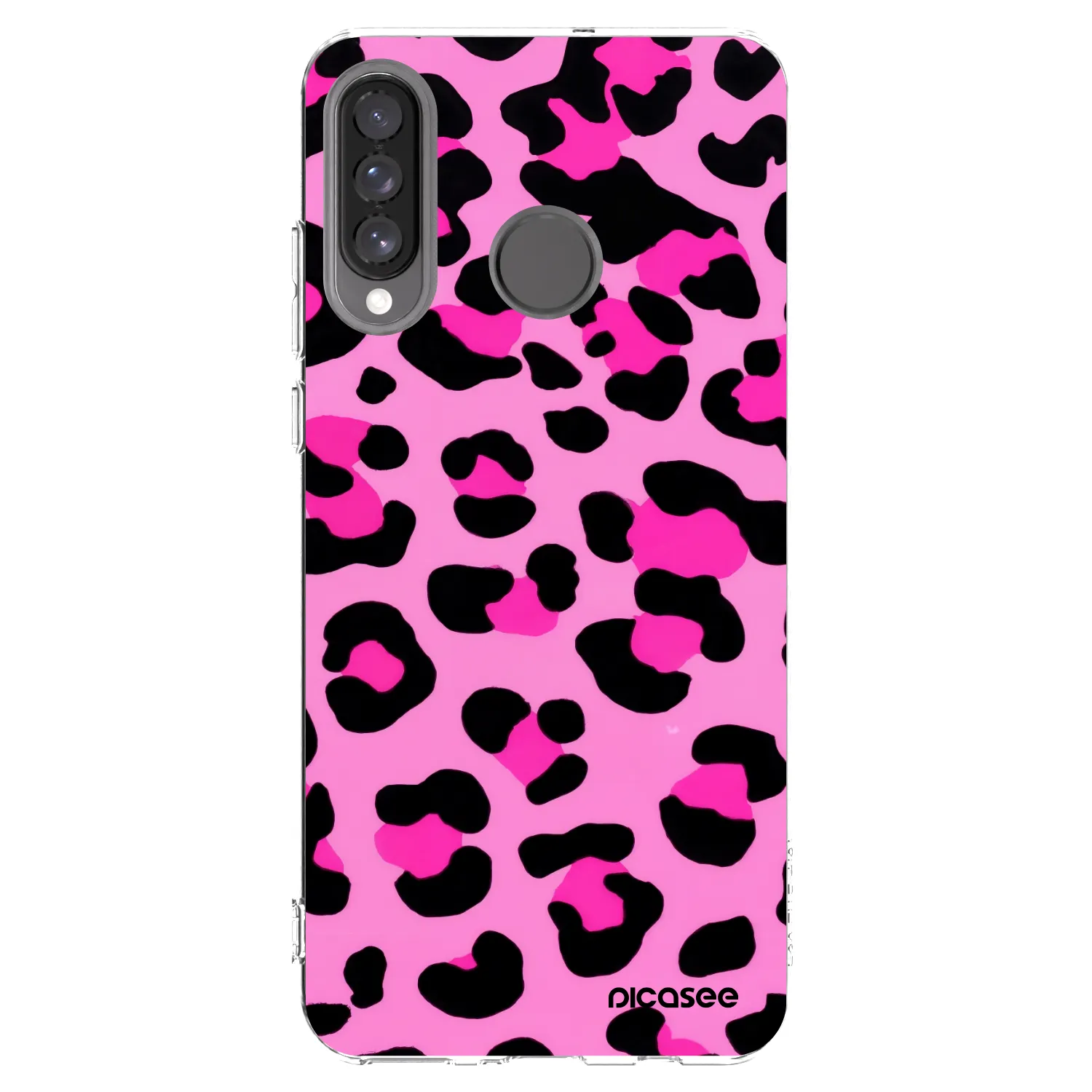 Picasee silikonowe przeźroczyste etui na Huawei P30 Lite - Pink Tiger