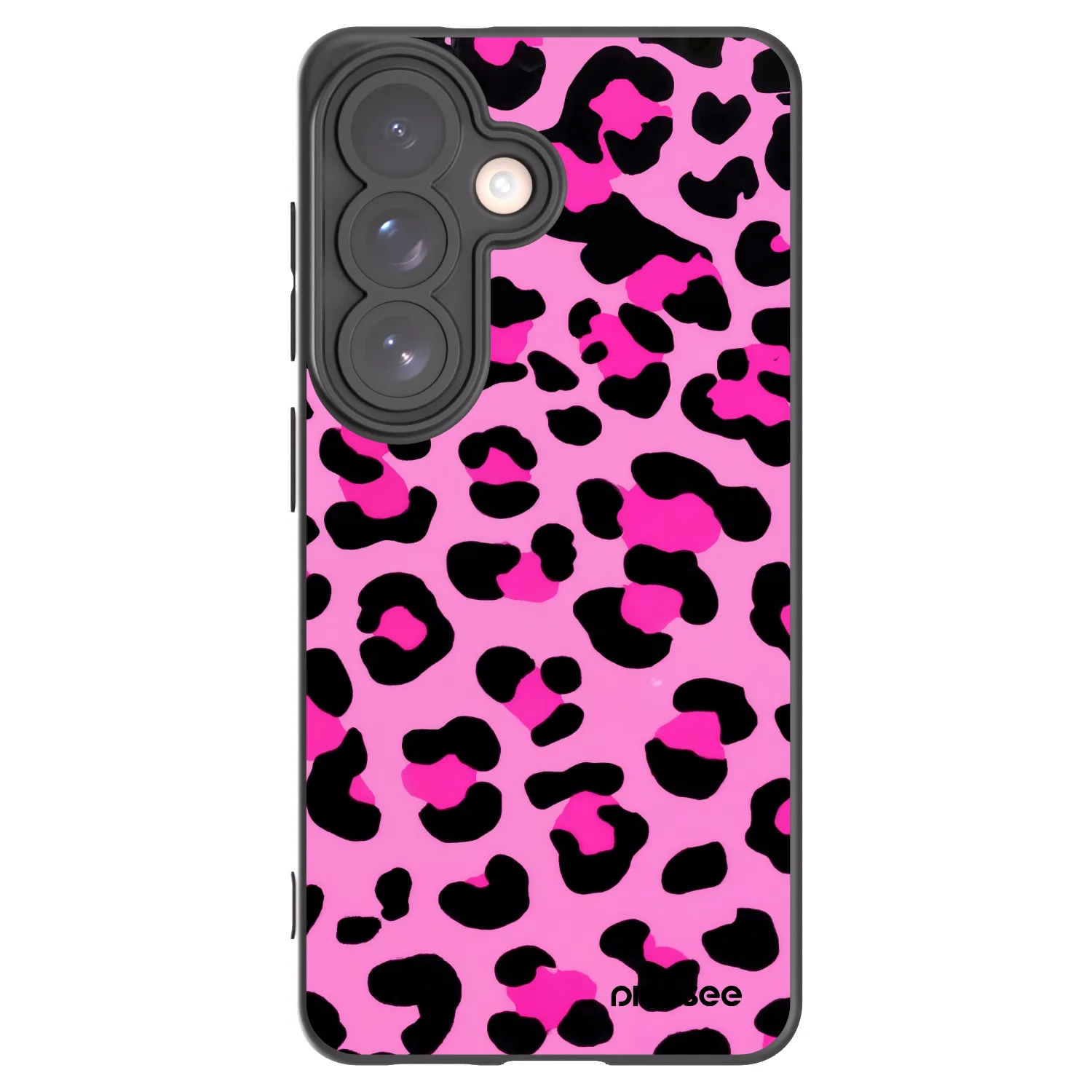 Picasee silikonowe czarne etui na Samsung Galaxy S26 - Pink Tiger
