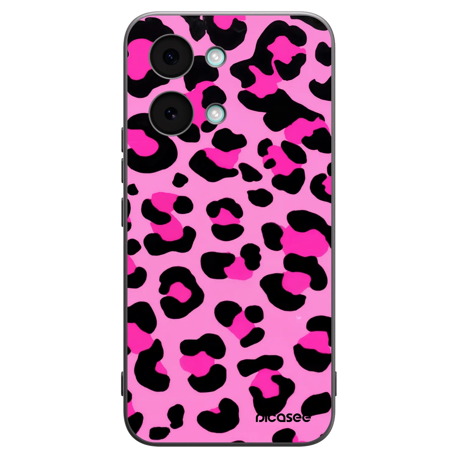 Picasee silikonowe czarne etui na Xiaomi Poco X8 Pro Max - Pink Tiger