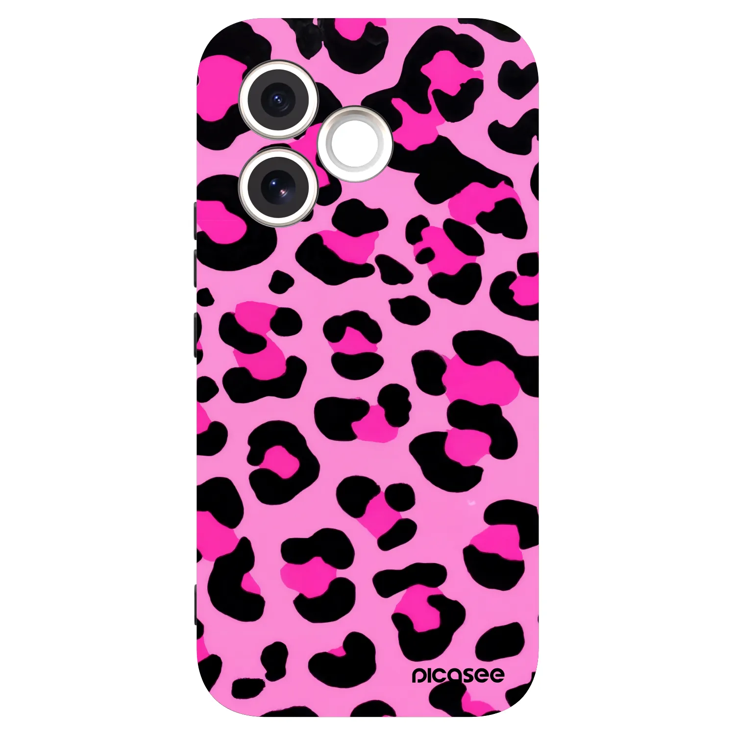 Picasee silikonowe czarne etui na Honor 600 Lite - Pink Tiger