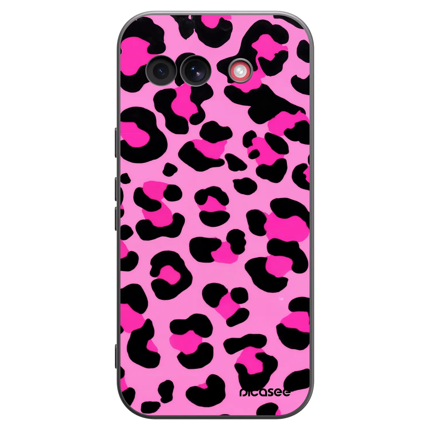 Picasee silikonowe czarne etui na Google Pixel 10a - Pink Tiger