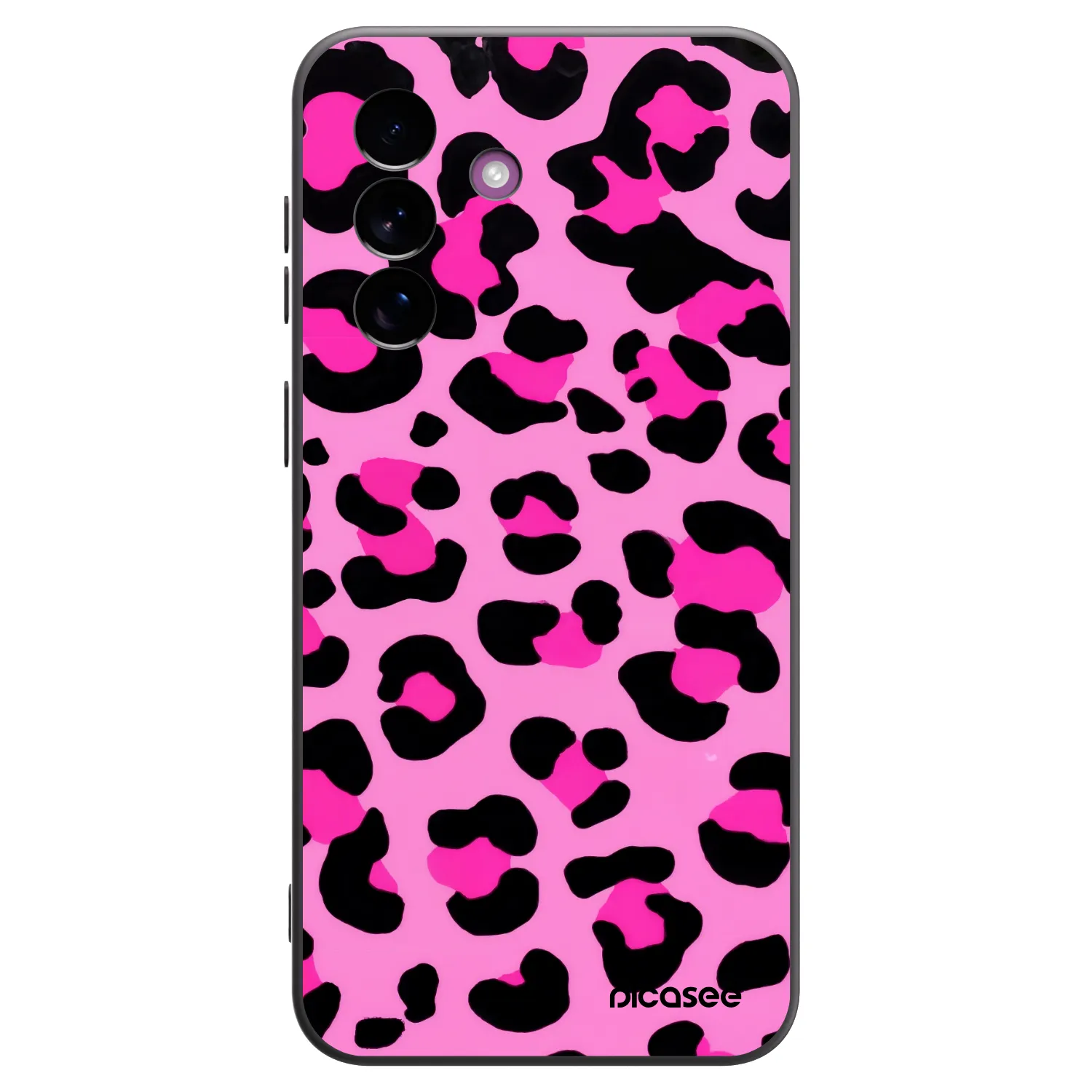 Picasee silikonowe czarne etui na Samsung Galaxy A37 - Pink Tiger