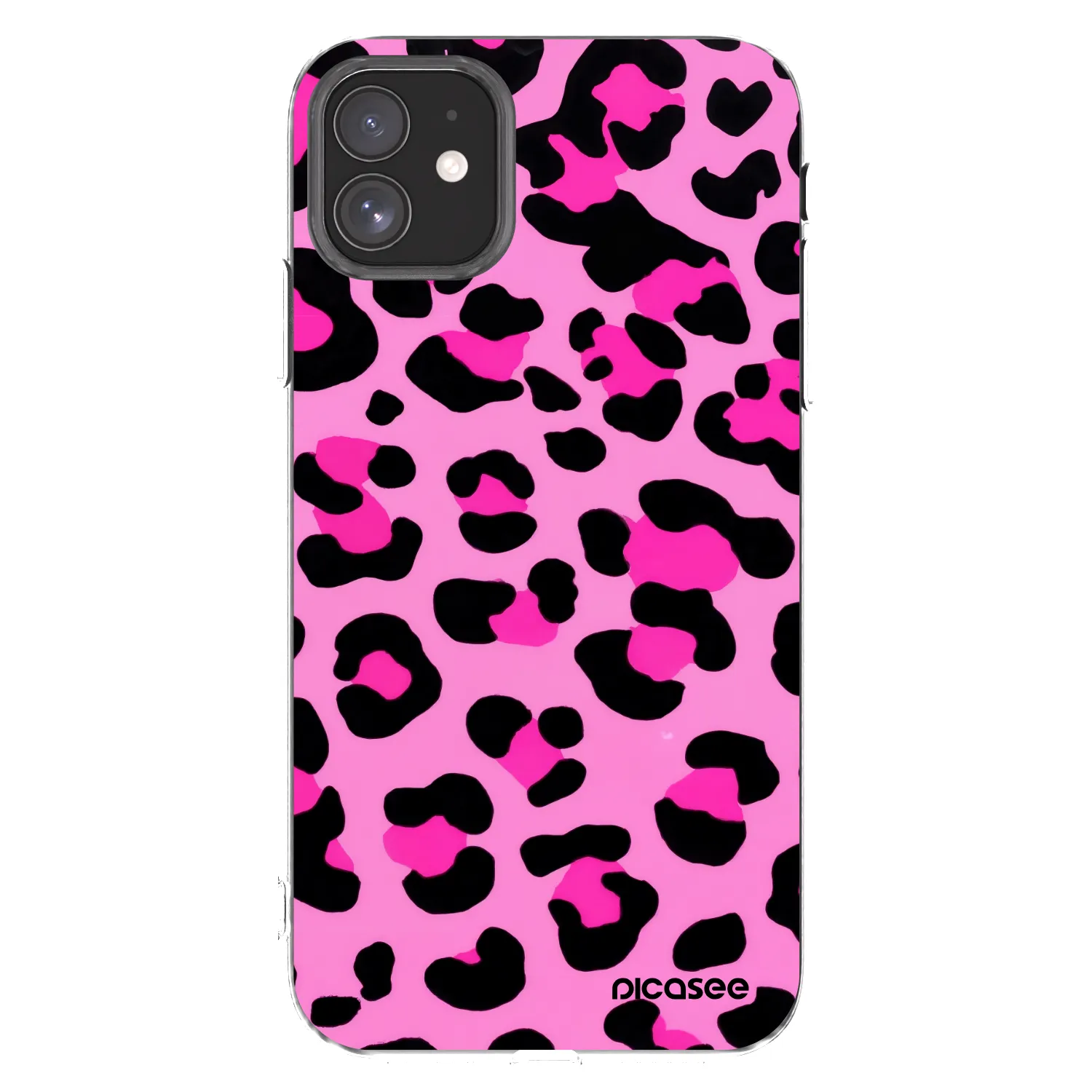 Picasee silikonowe przeźroczyste etui na Apple iPhone 11 - Pink Tiger