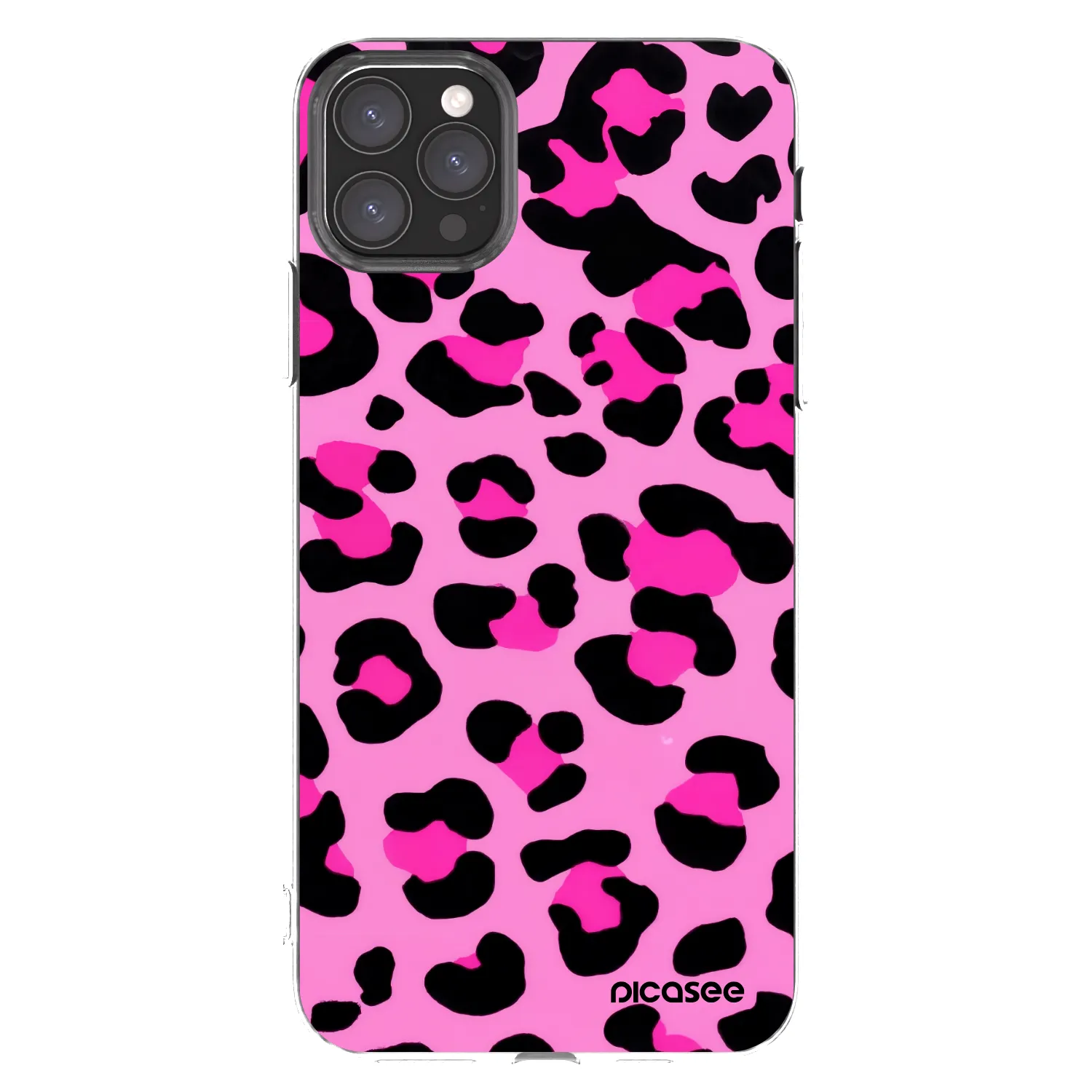 Picasee silikonowe przeźroczyste etui na Apple iPhone 11 Pro Max - Pink Tiger