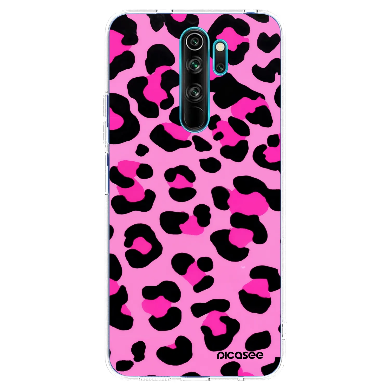 Picasee silikonowe przeźroczyste etui na Xiaomi Redmi Note 8 Pro - Pink Tiger