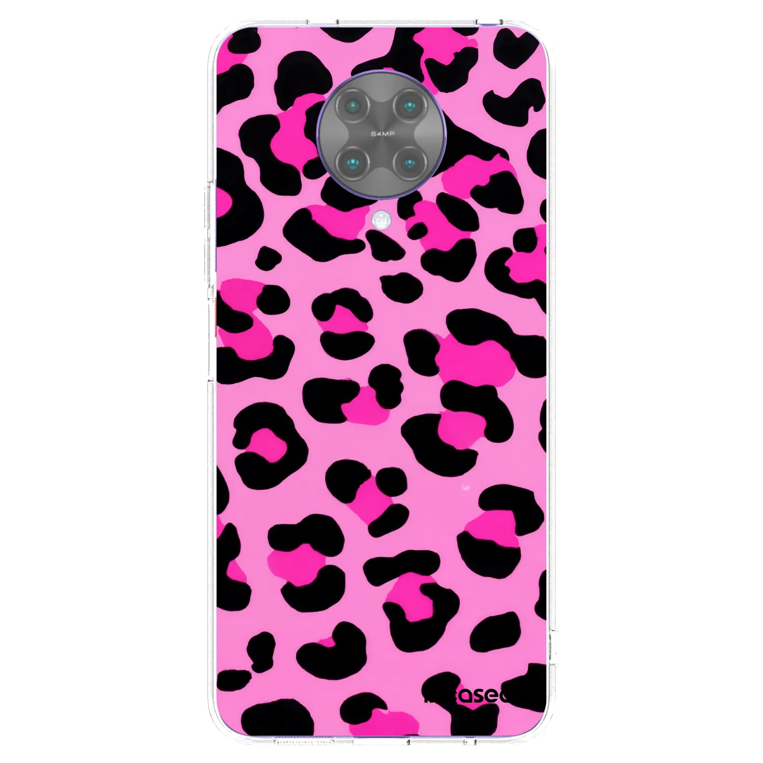 Picasee silikonowe przeźroczyste etui na Xiaomi Poco F2 Pro - Pink Tiger