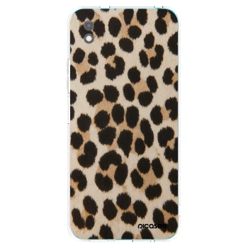 Picasee silikonowe czarne etui na Xiaomi Redmi 9A - Brown Tiger