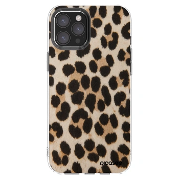 Picasee silikonowe przeźroczyste etui na Apple iPhone 12 Pro Max - Brown Tiger