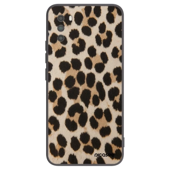 Picasee silikonowe czarne etui na Xiaomi Poco M3 - Brown Tiger